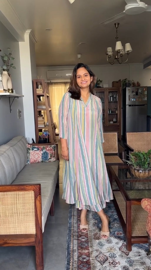 LuxeLine Pastel Kurta Set