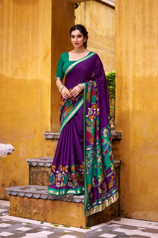 Kalamkari Royale Saree