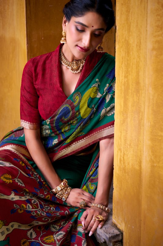 Kalamkari Royale Saree