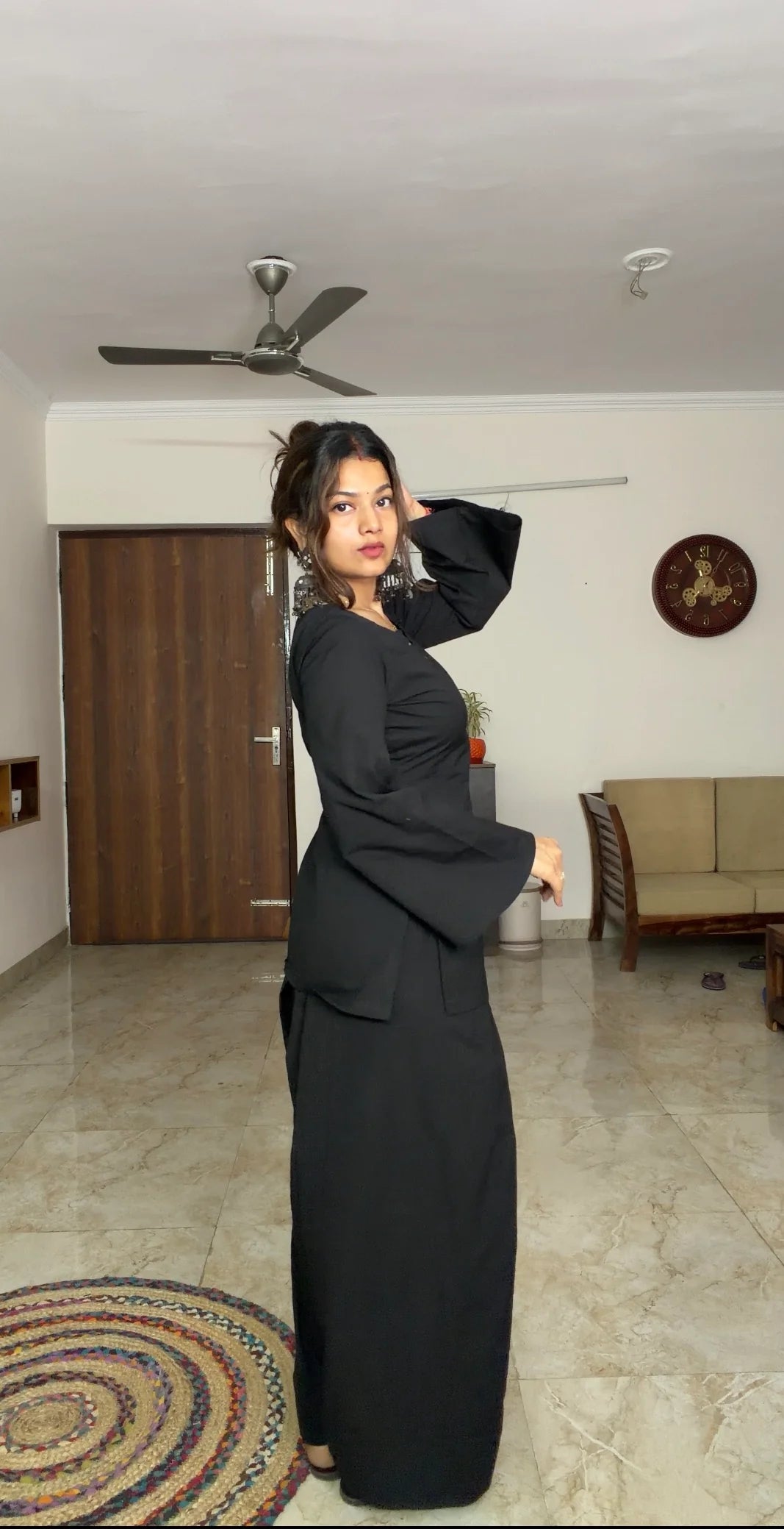 Meher Black Suit Set