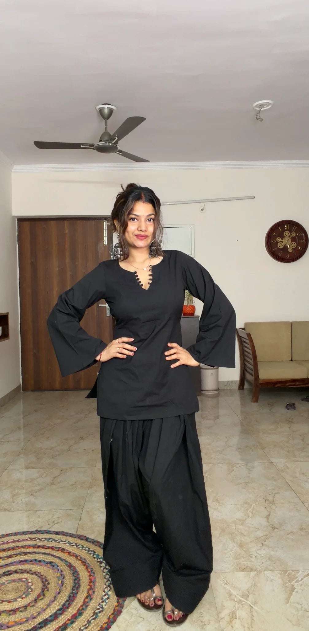 Meher Black Suit Set