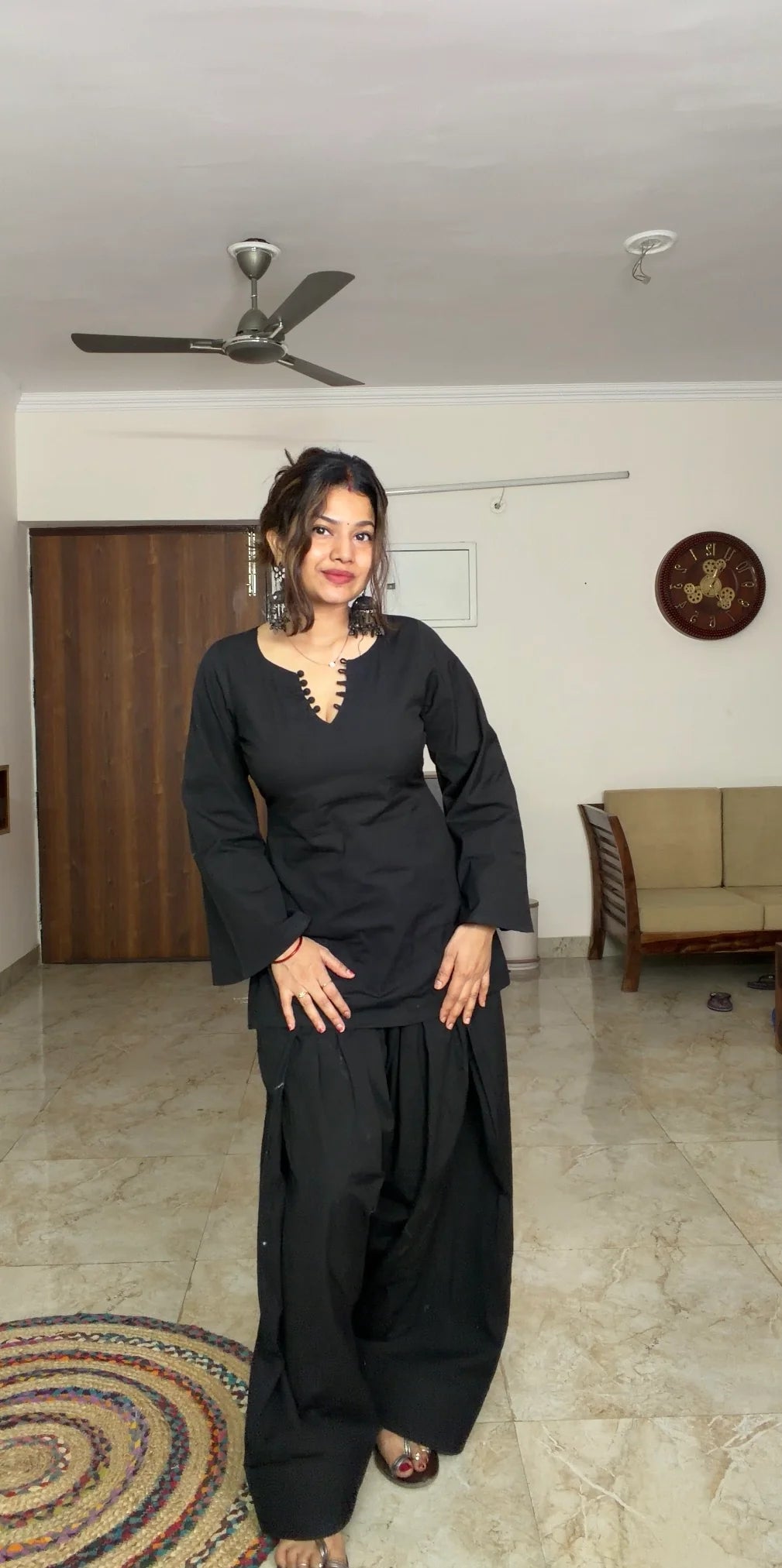 Meher Black Suit Set