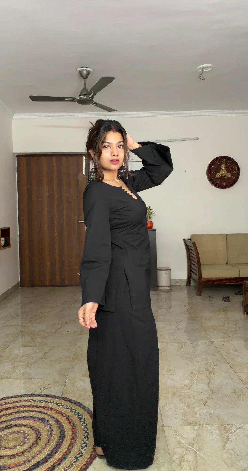 Meher Black Suit Set