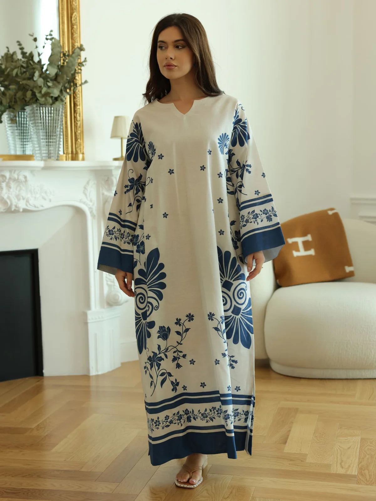 Vintsil Blue Long Tunic