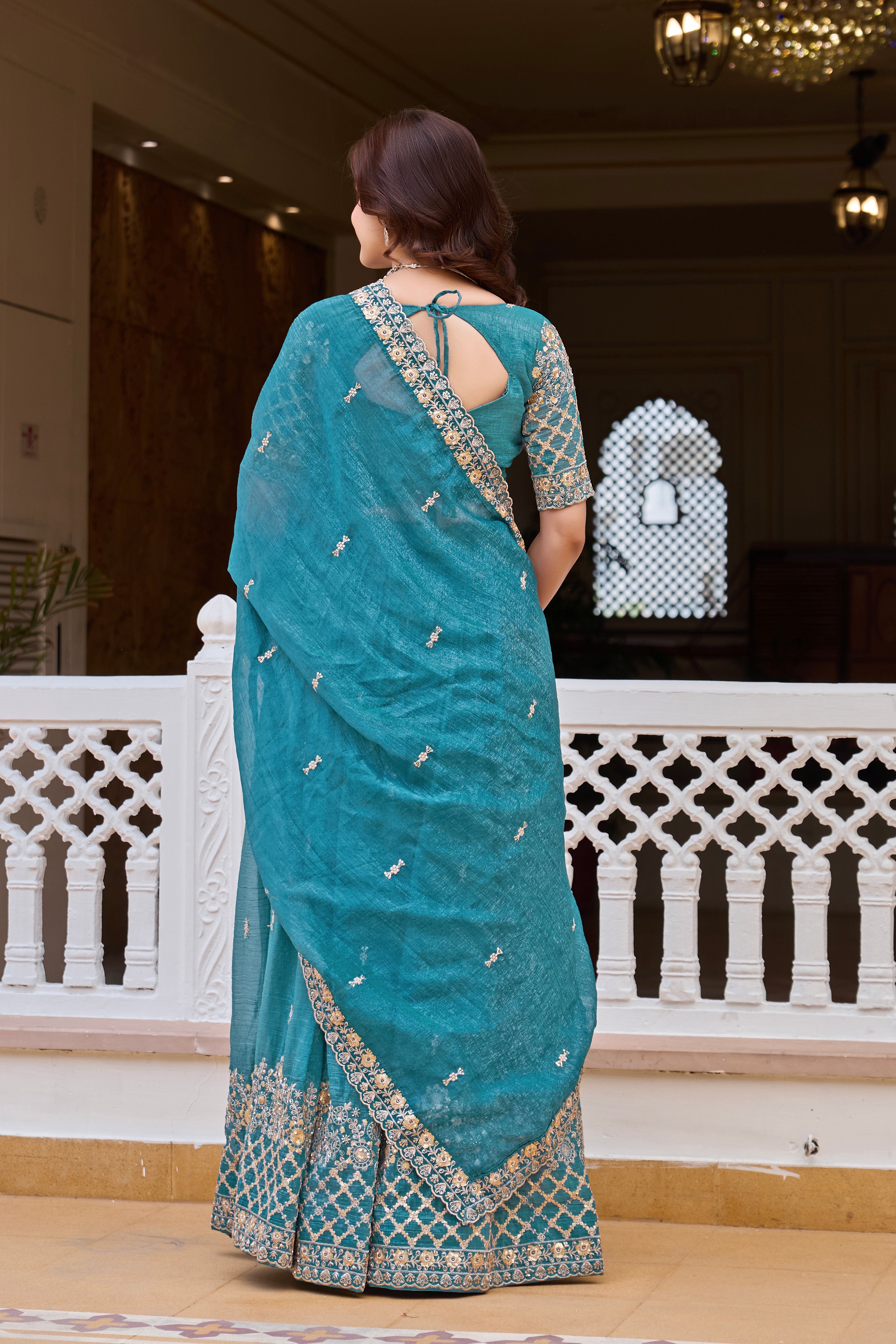Shanvi Embroidery Sequence Lehenga Choli