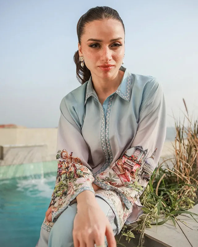 Pastel Blue Scenic co-ord set