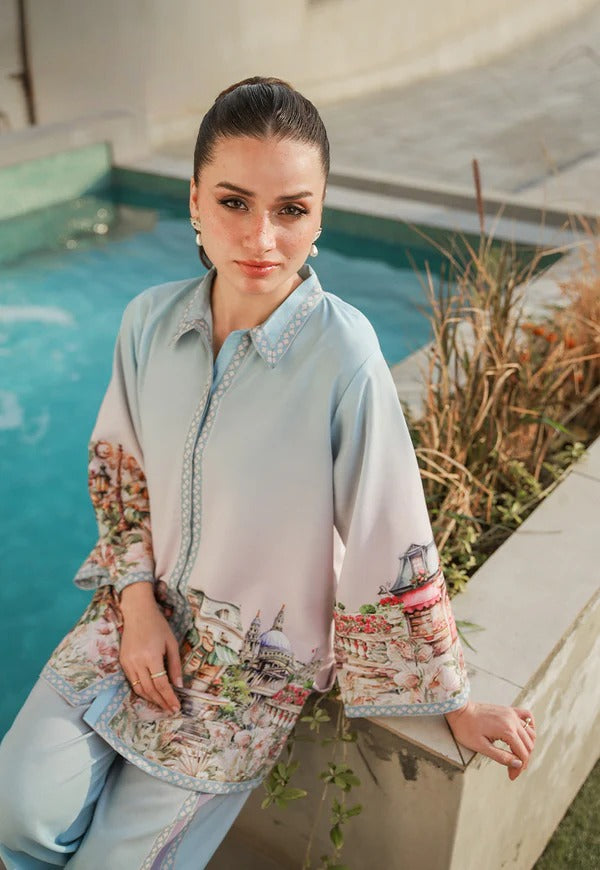 Pastel Blue Scenic co-ord set