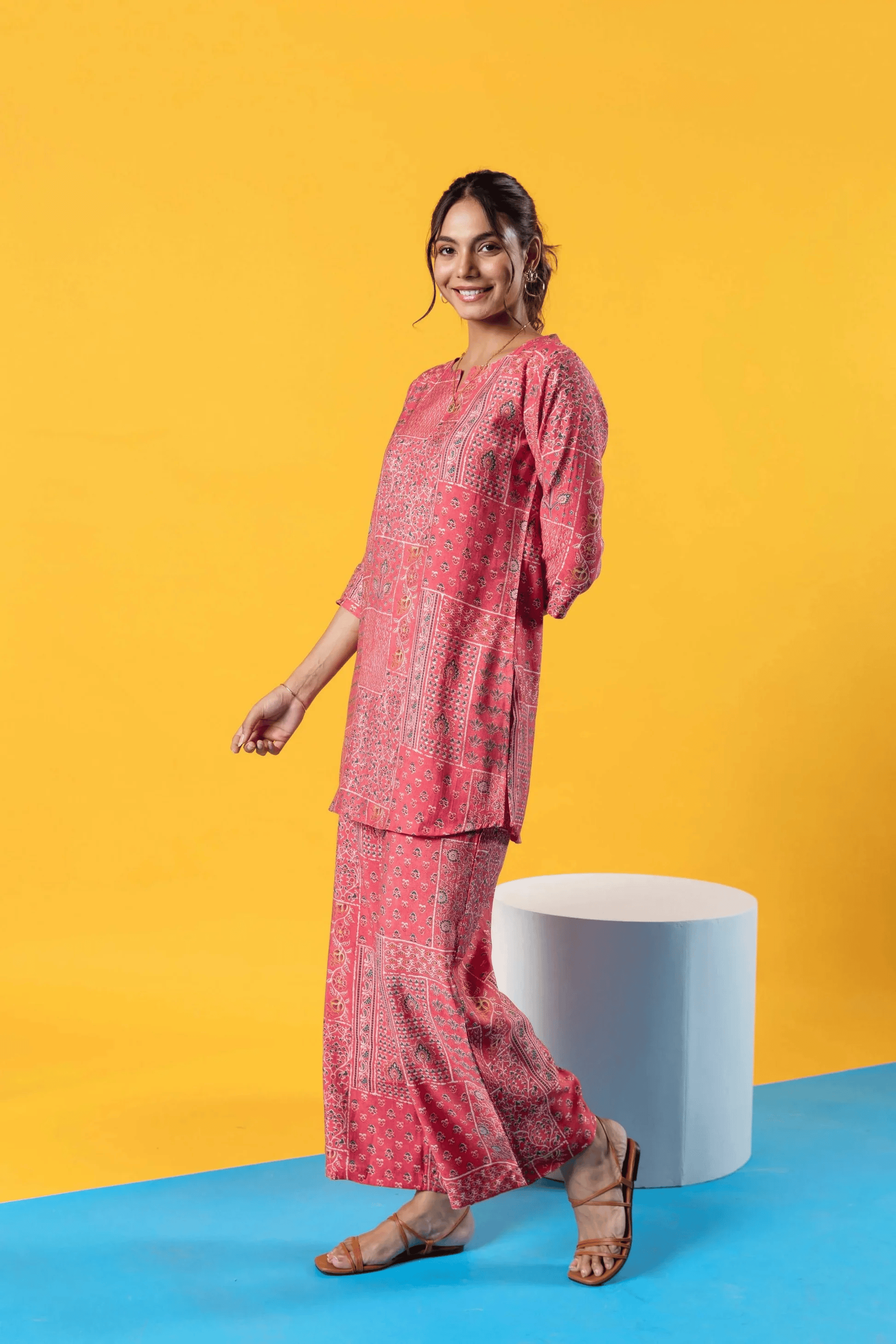 Patchwork Muslin Co-ord Set