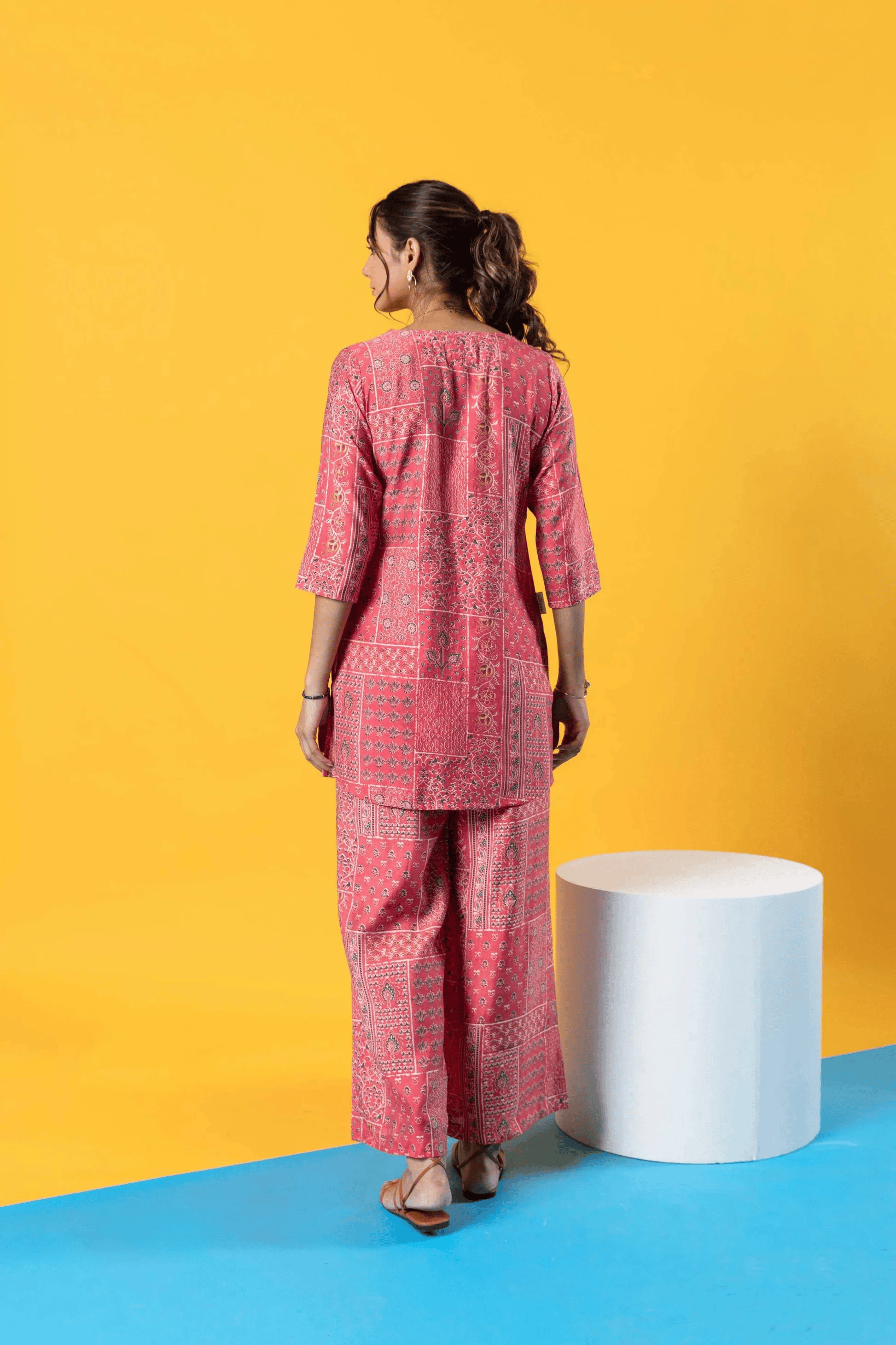 Patchwork Muslin Co-ord Set