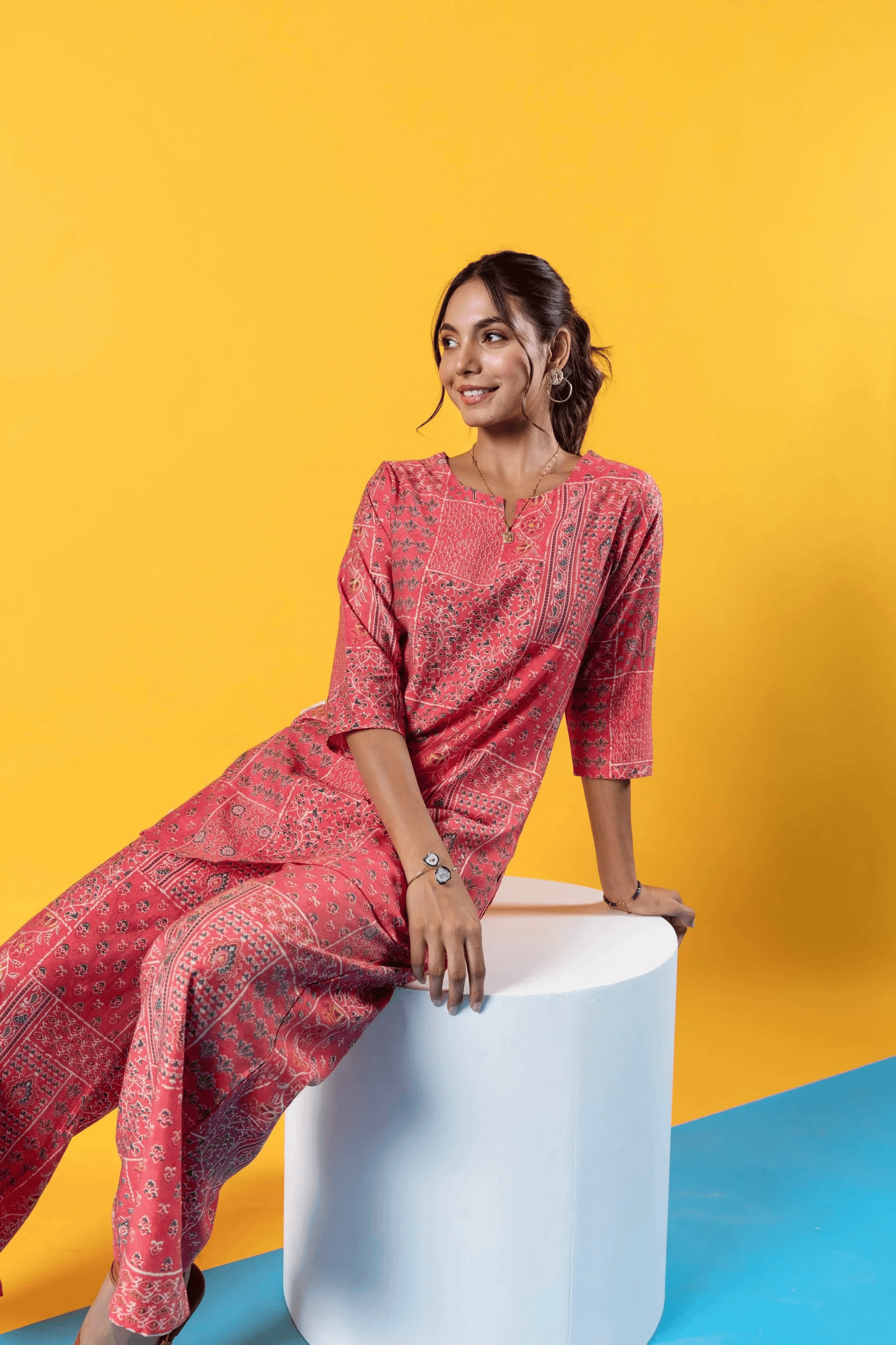 Patchwork Muslin Co-ord Set