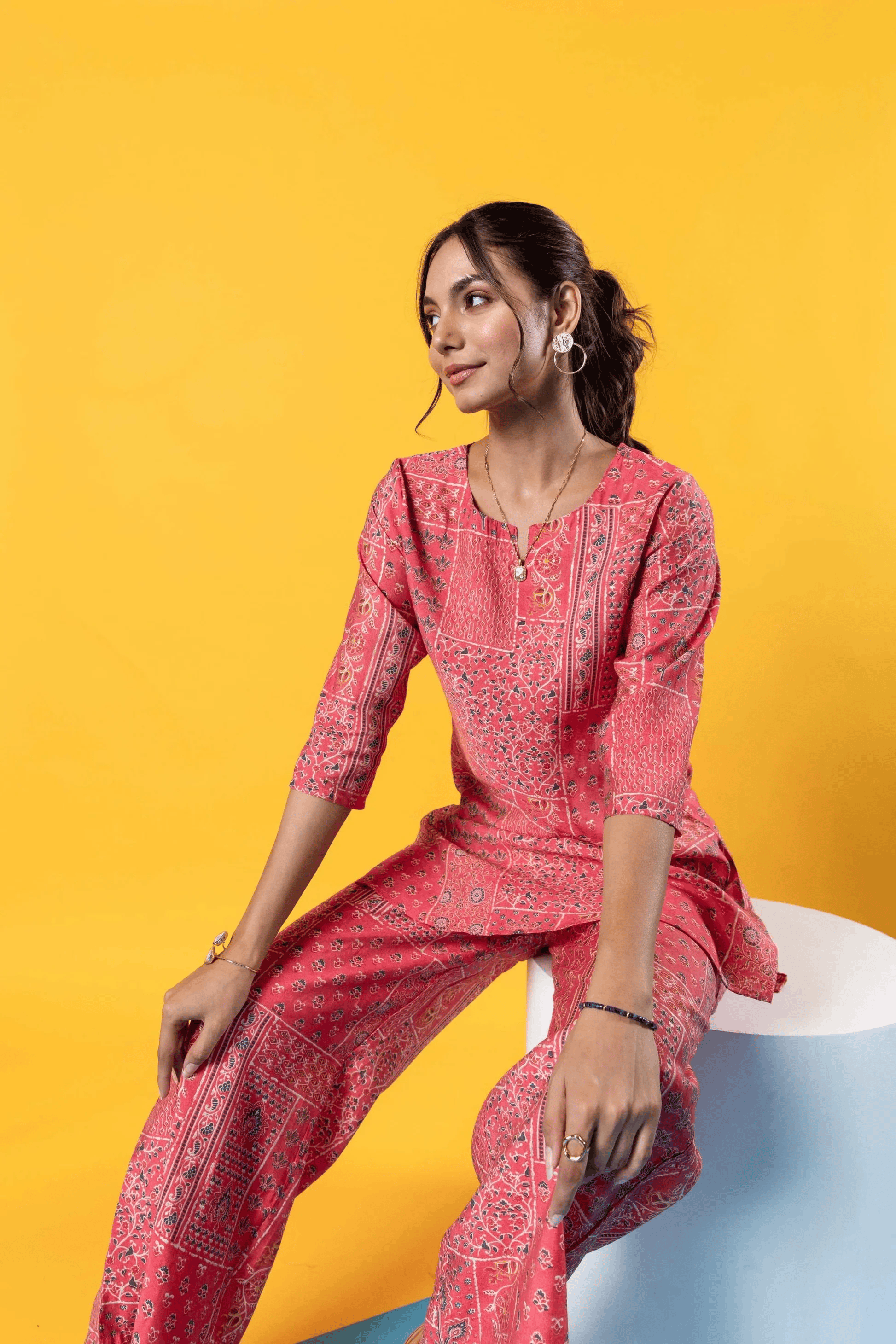 Patchwork Muslin Co-ord Set