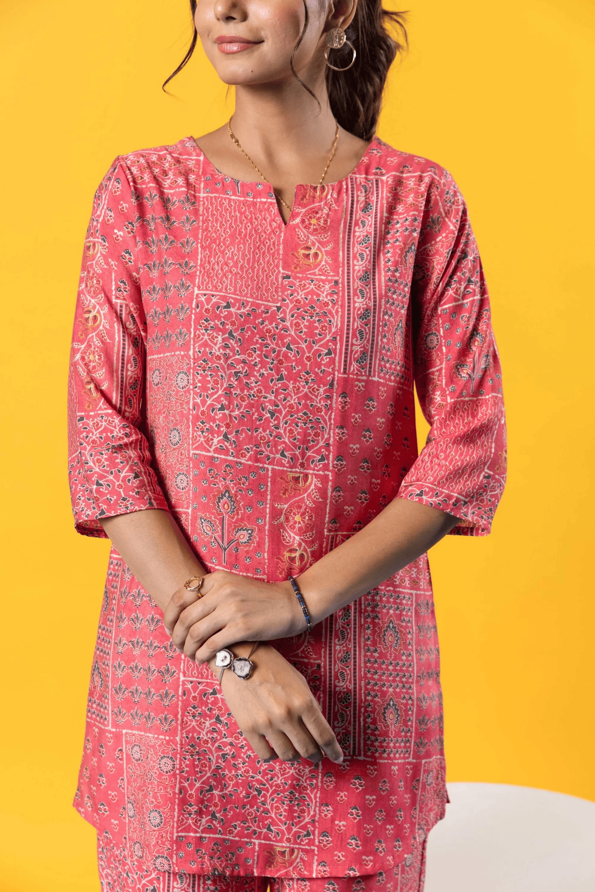 Patchwork Muslin Co-ord Set