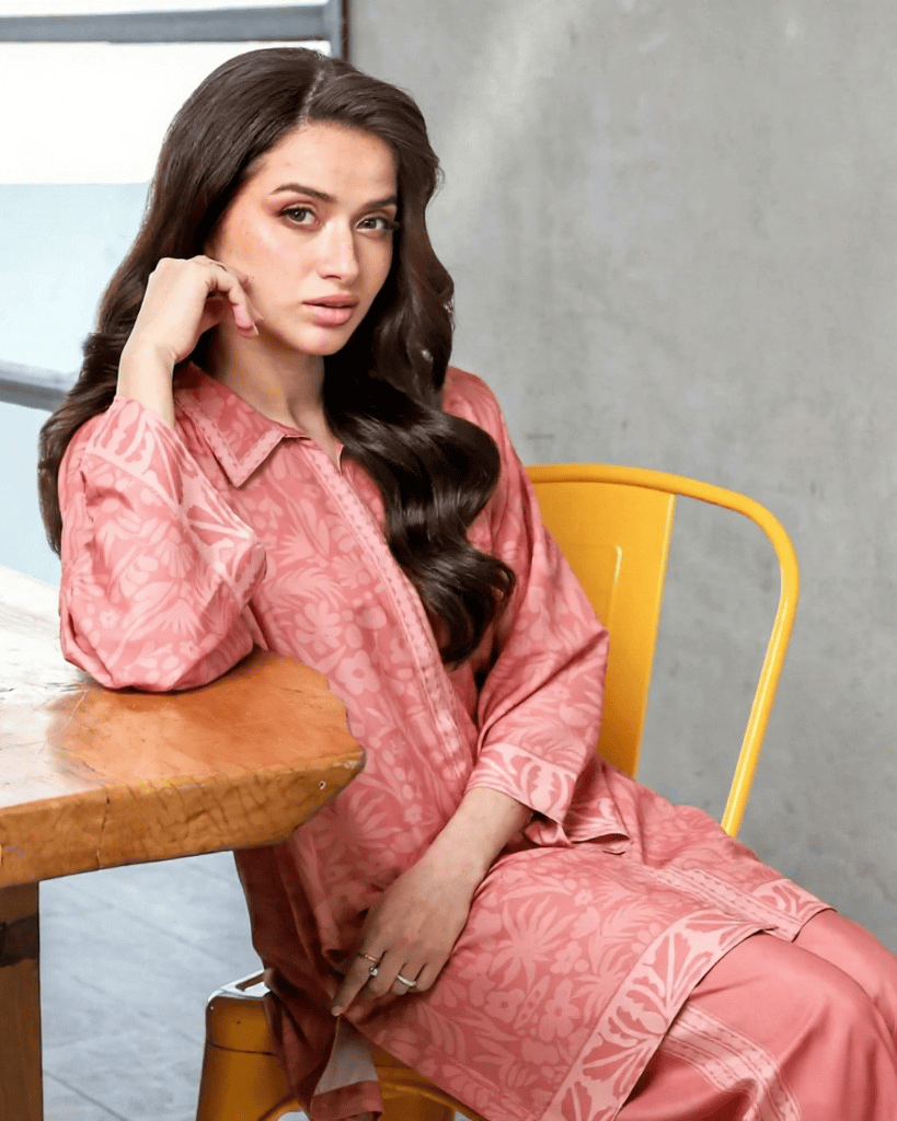 Peach Blush Textured Co-ord Set