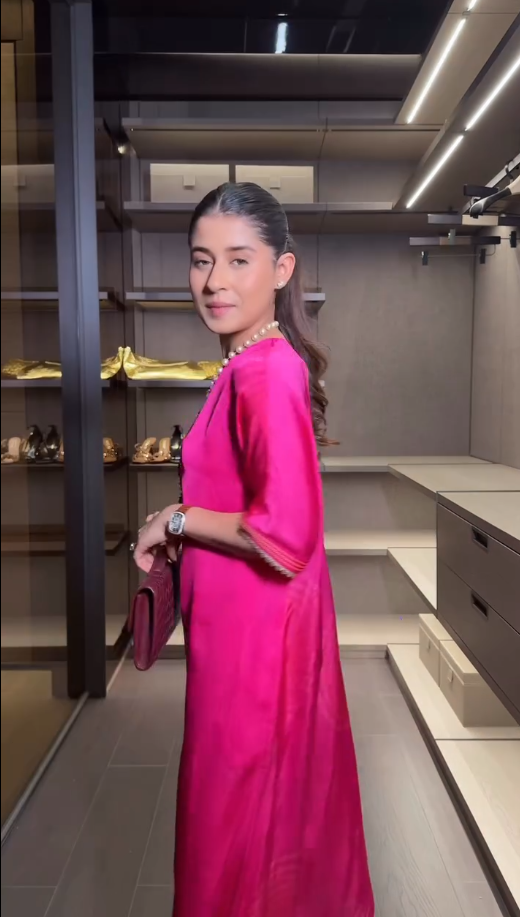 Fuchsia Mandala Kurta Pant Set