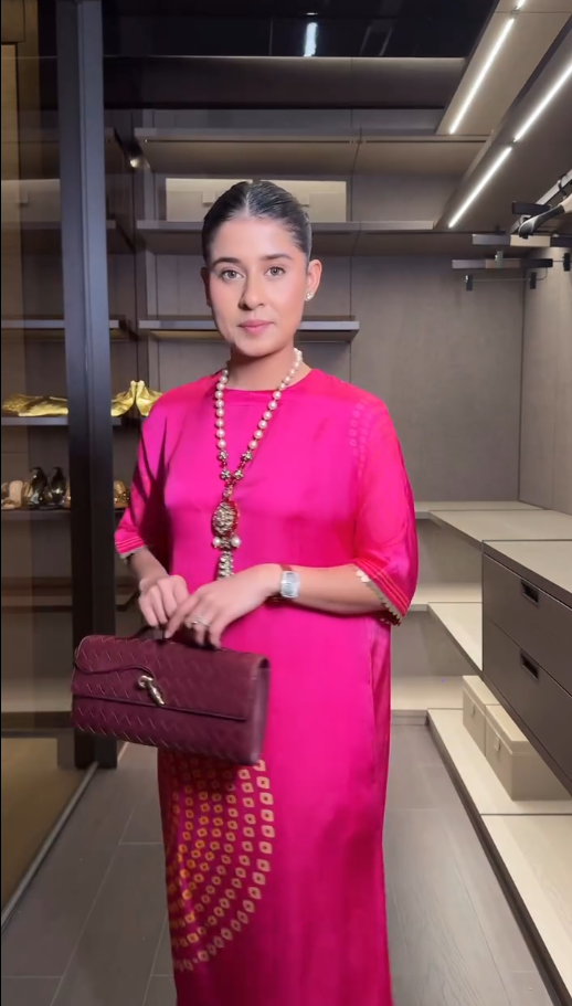 Fuchsia Mandala Kurta Pant Set