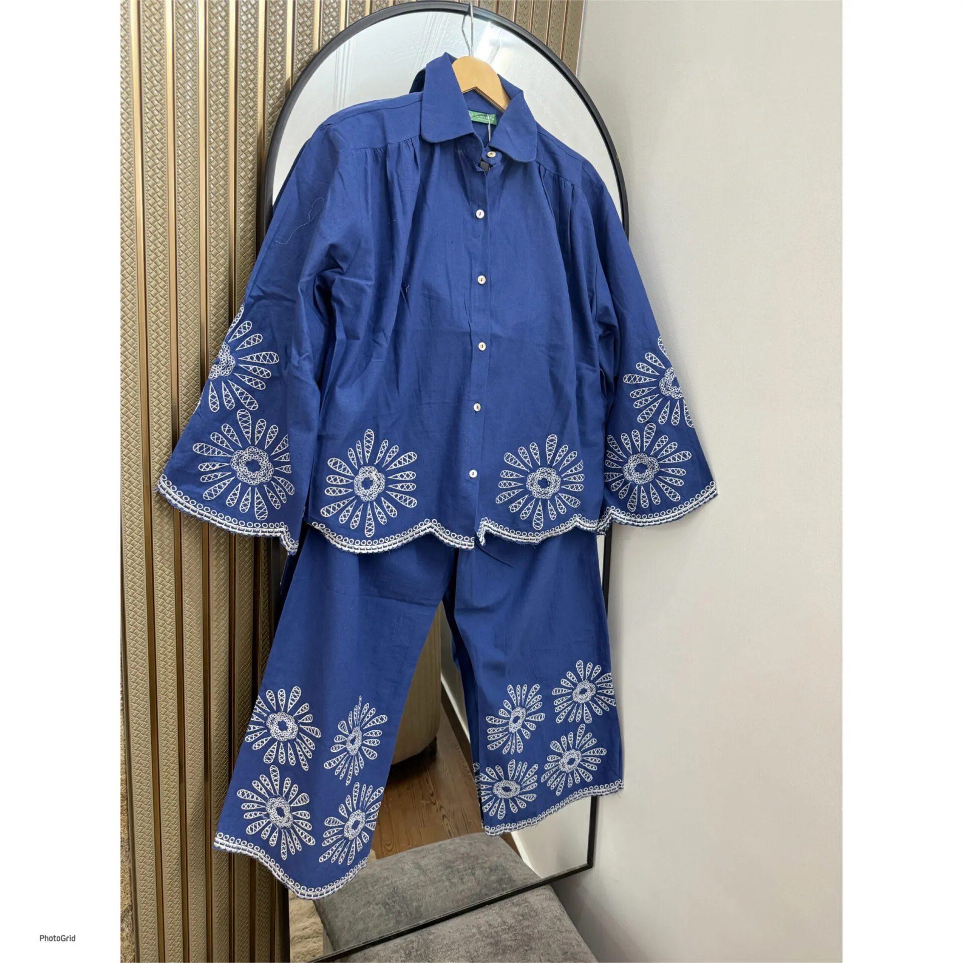 Shifa embroidered co-ord set