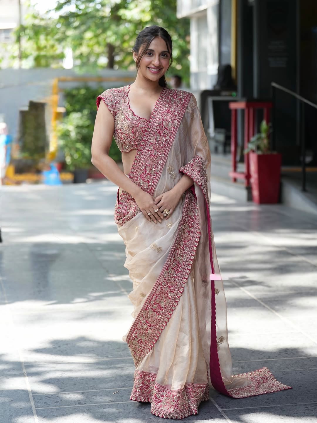 Rosé Royale Organza Saree