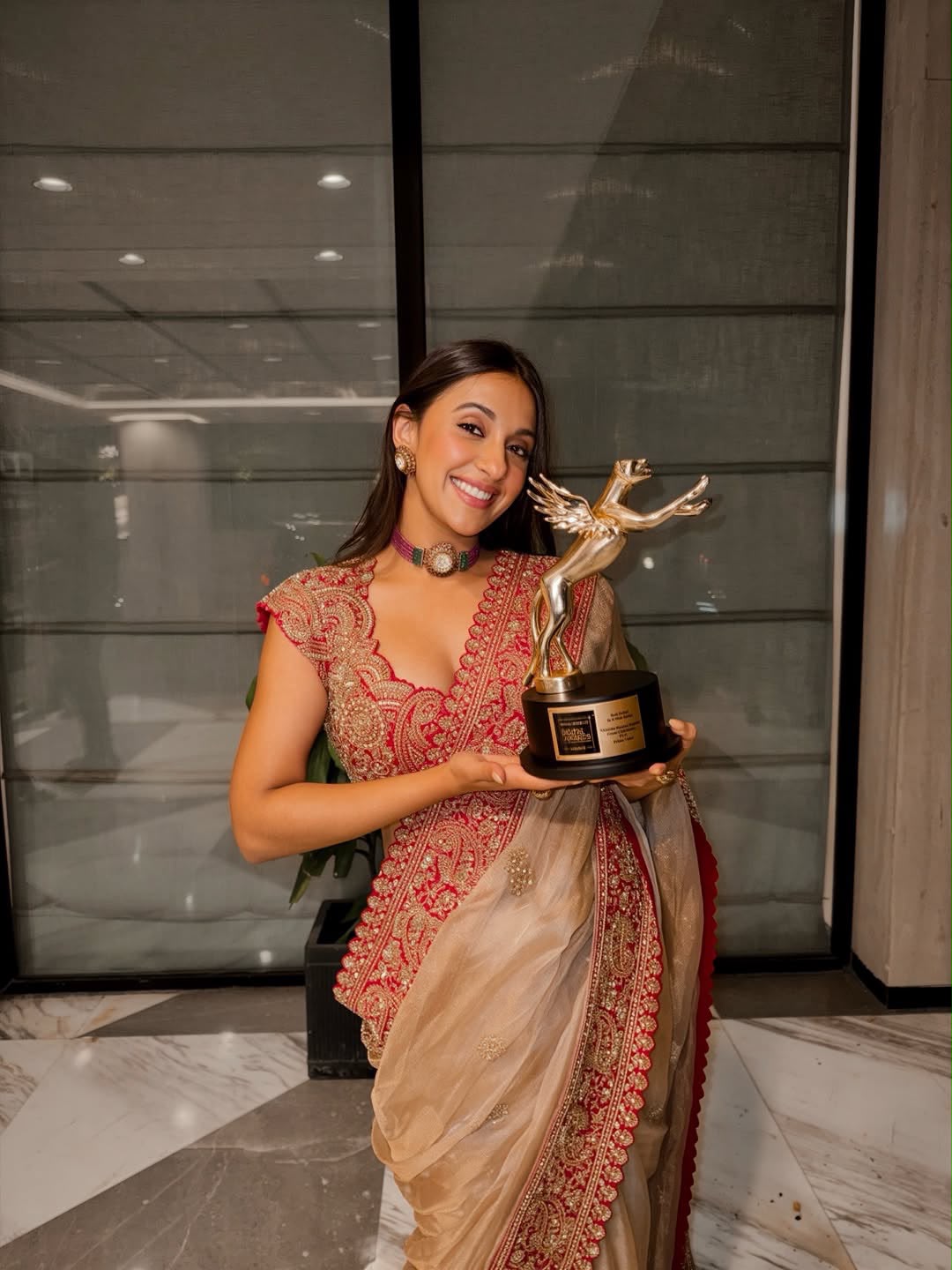 Rosé Royale Organza Saree