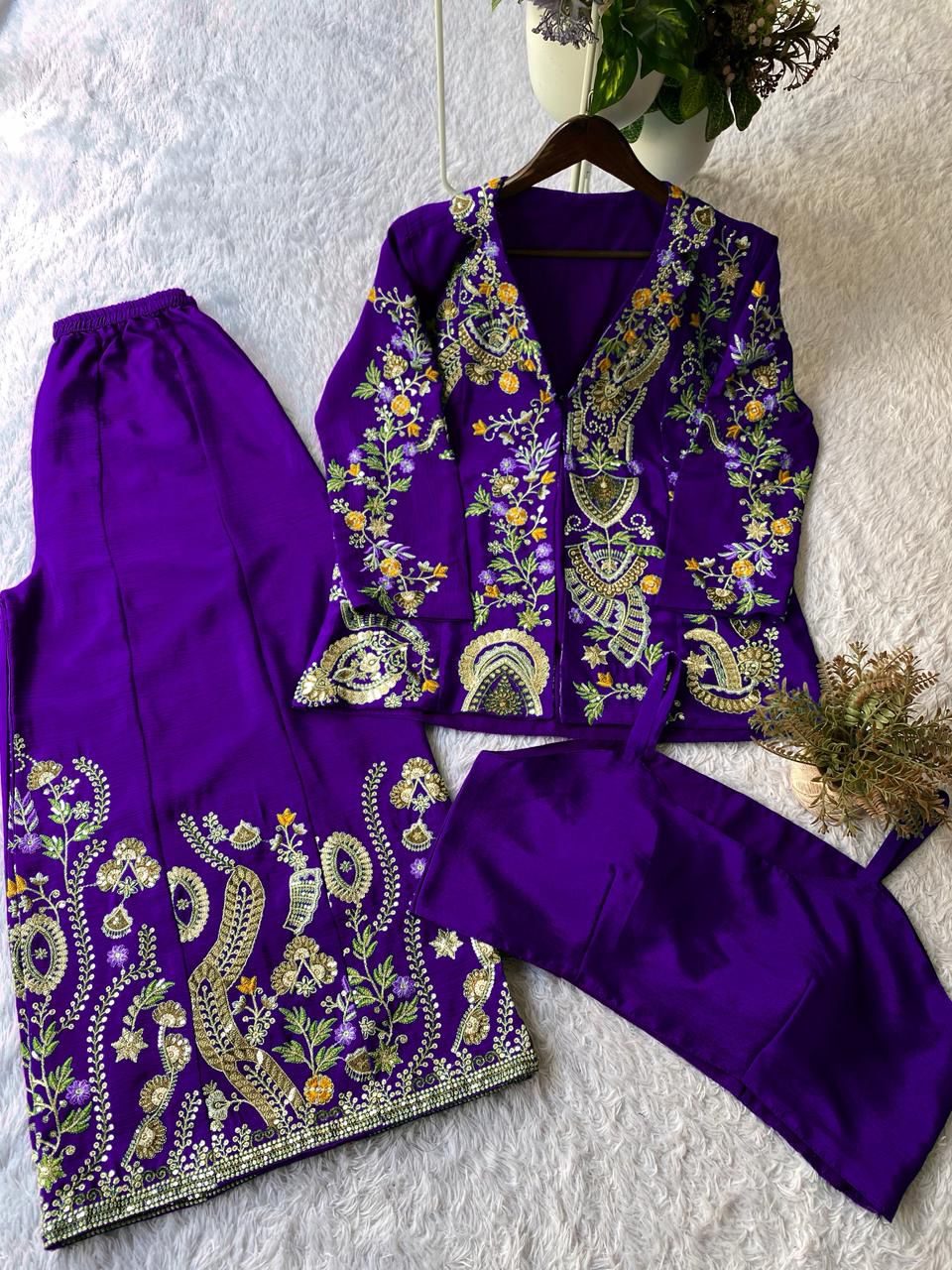 KIARA 3-PIECE PALAZZO SET