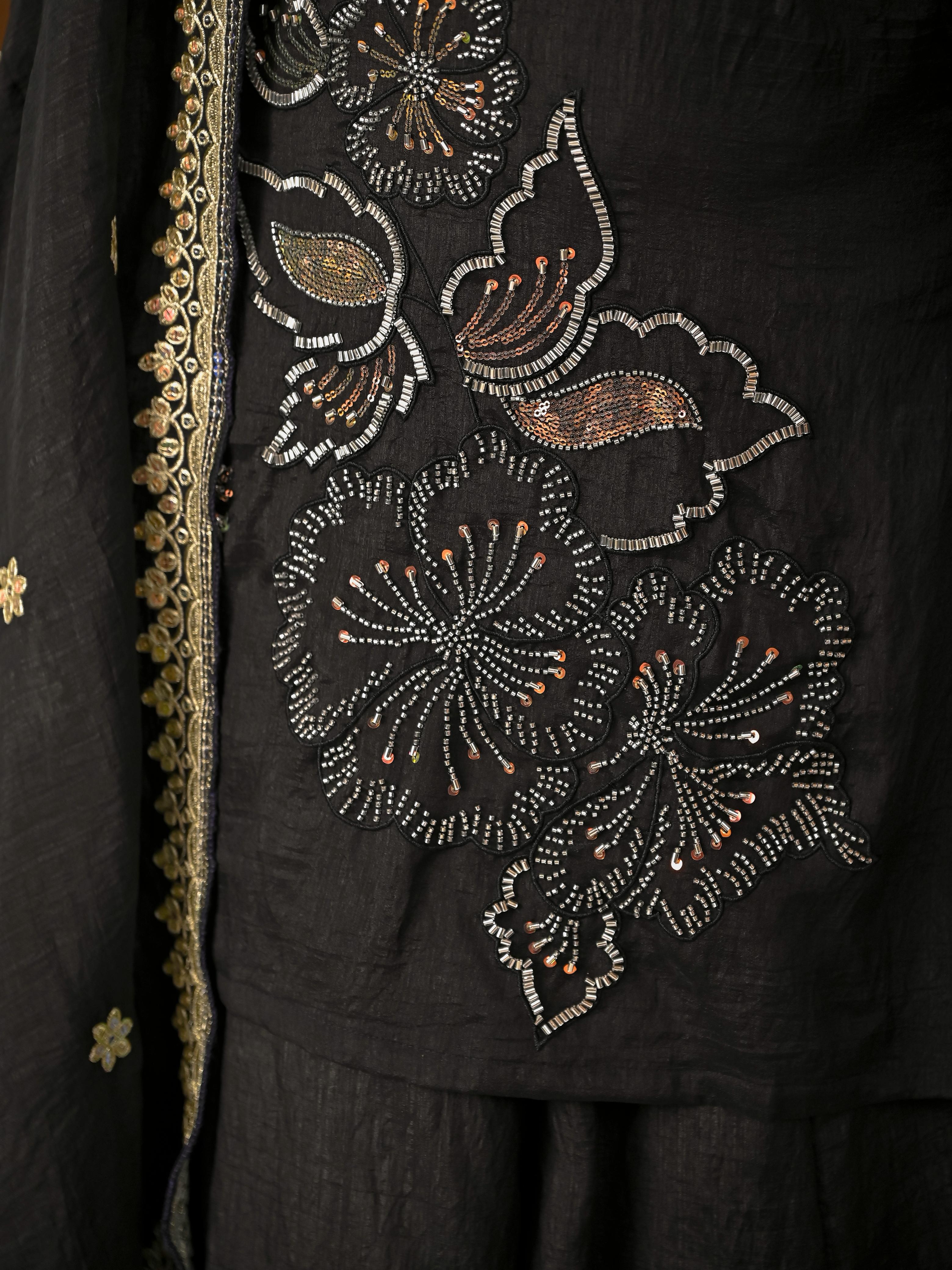 Meera Hand Work & Embroidered Sharara Palazzo Suite