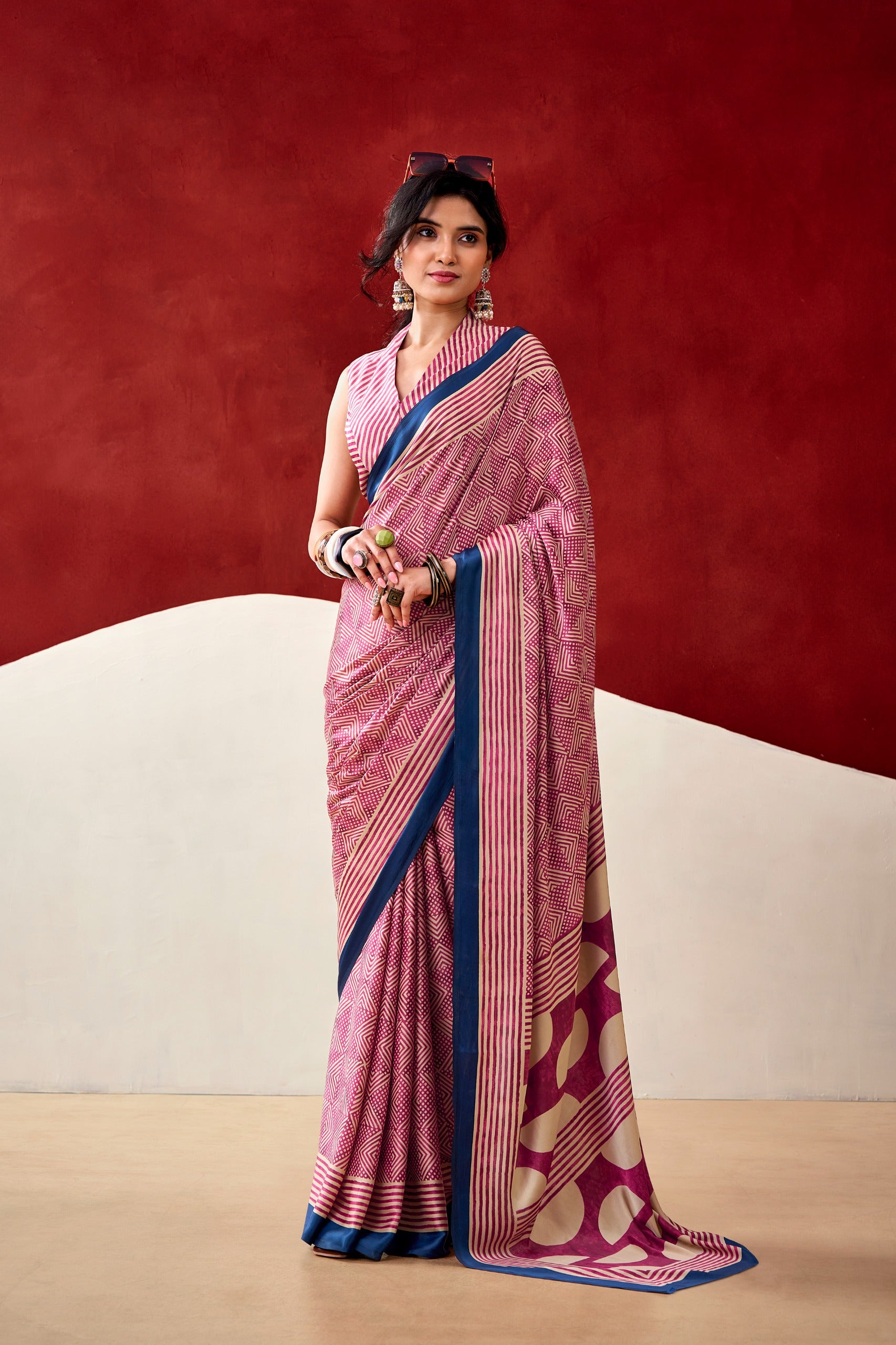 KALKI Dull Satin Saree