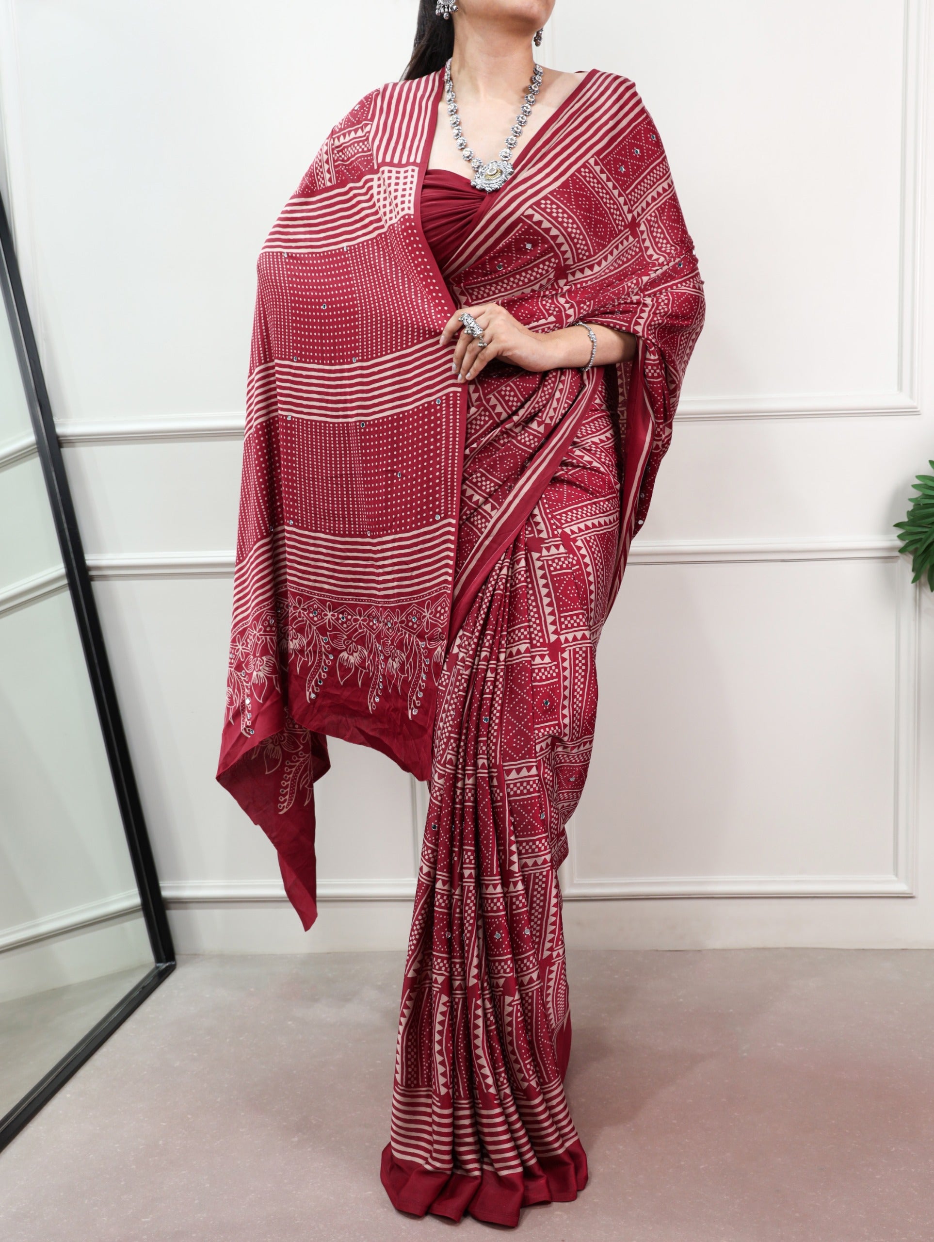 Heritage Tribal Print Saree