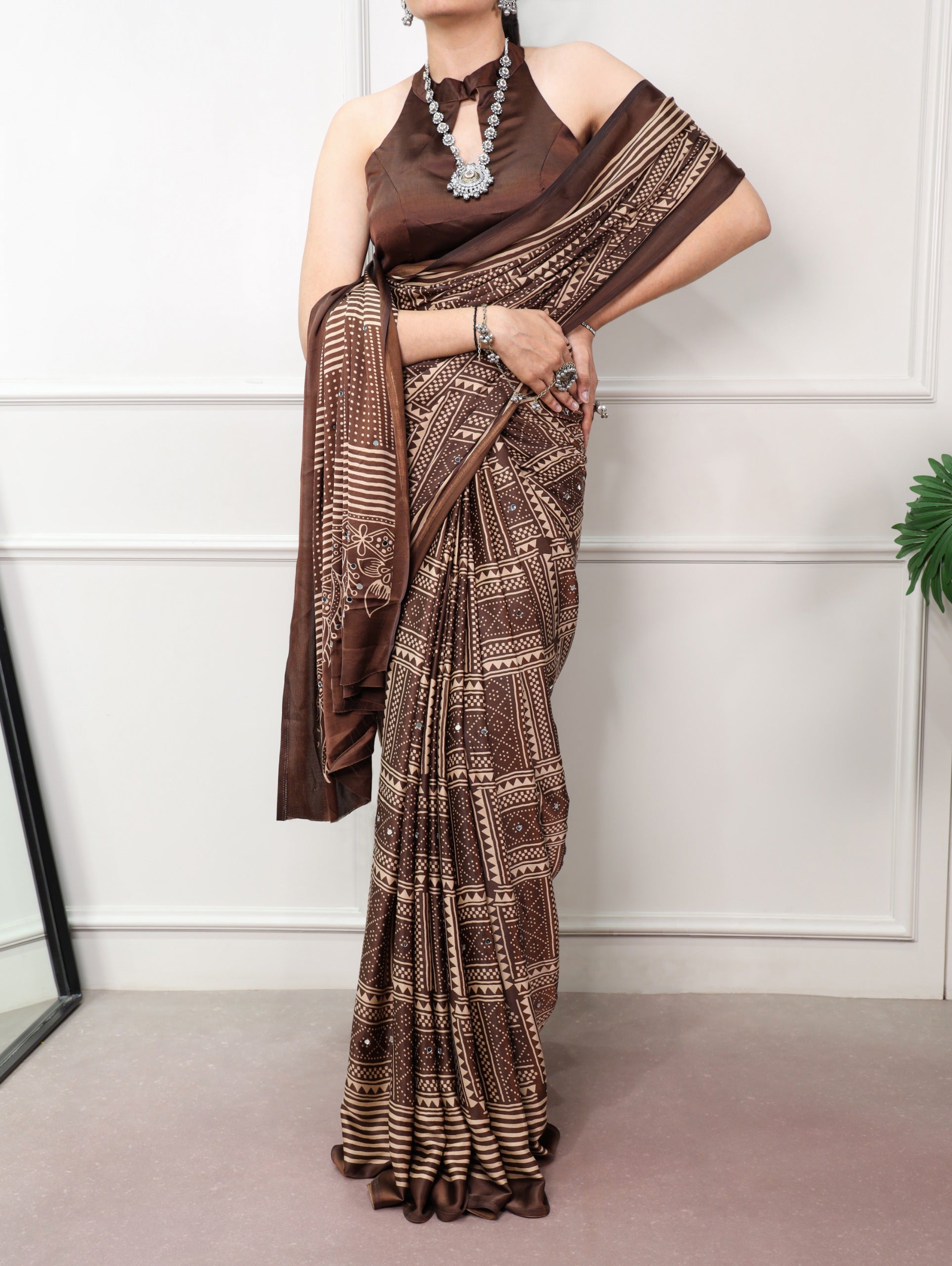 Heritage Tribal Print Saree