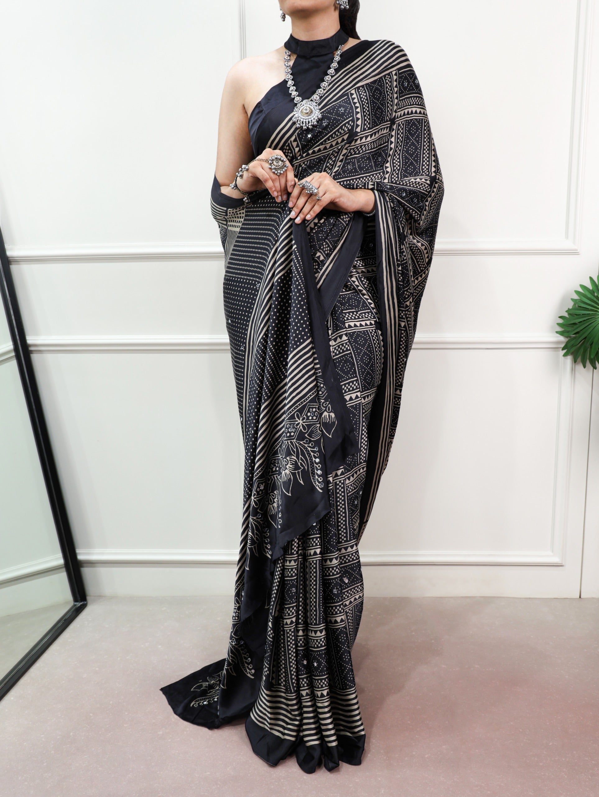 Heritage Tribal Print Saree