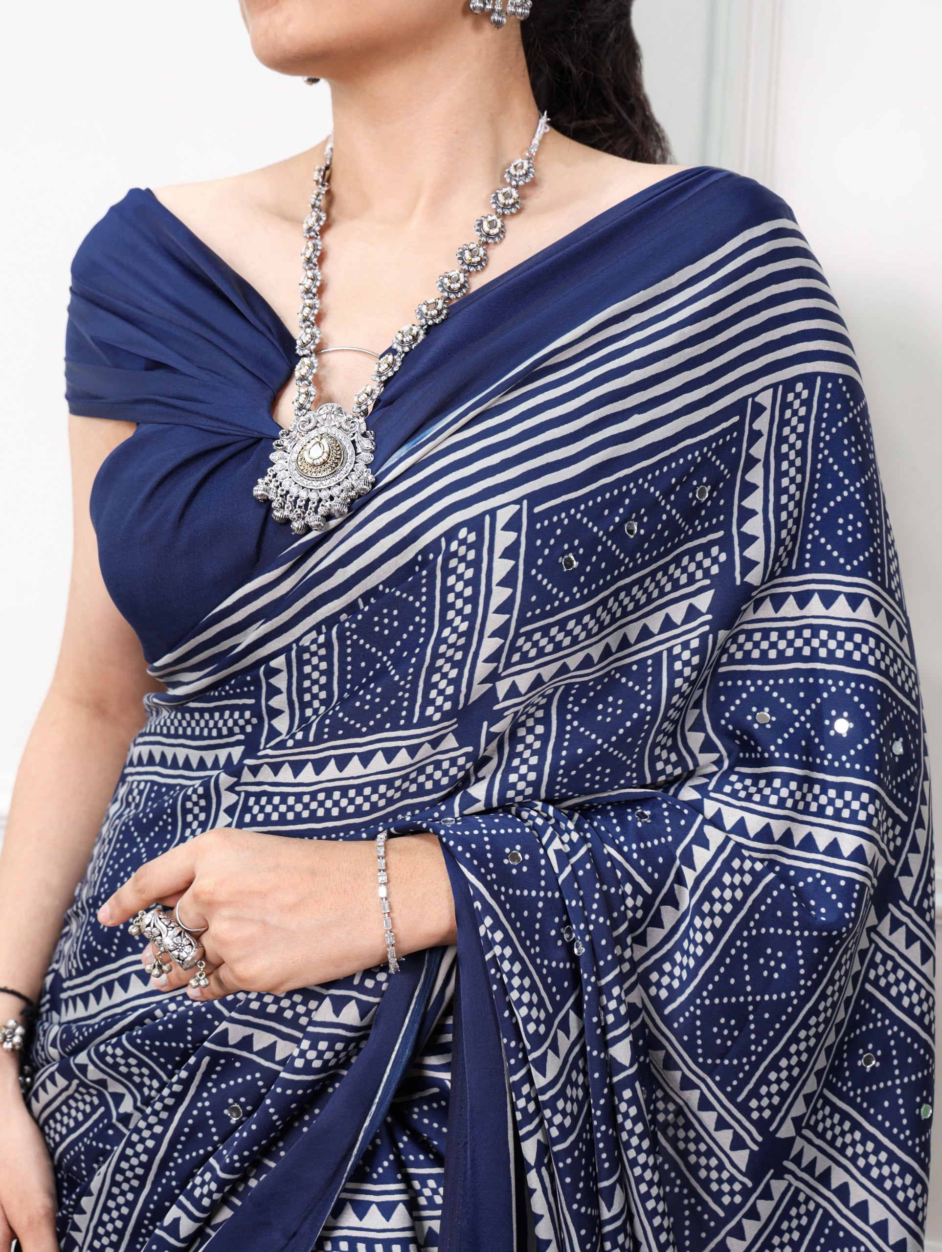 Heritage Tribal Print Saree
