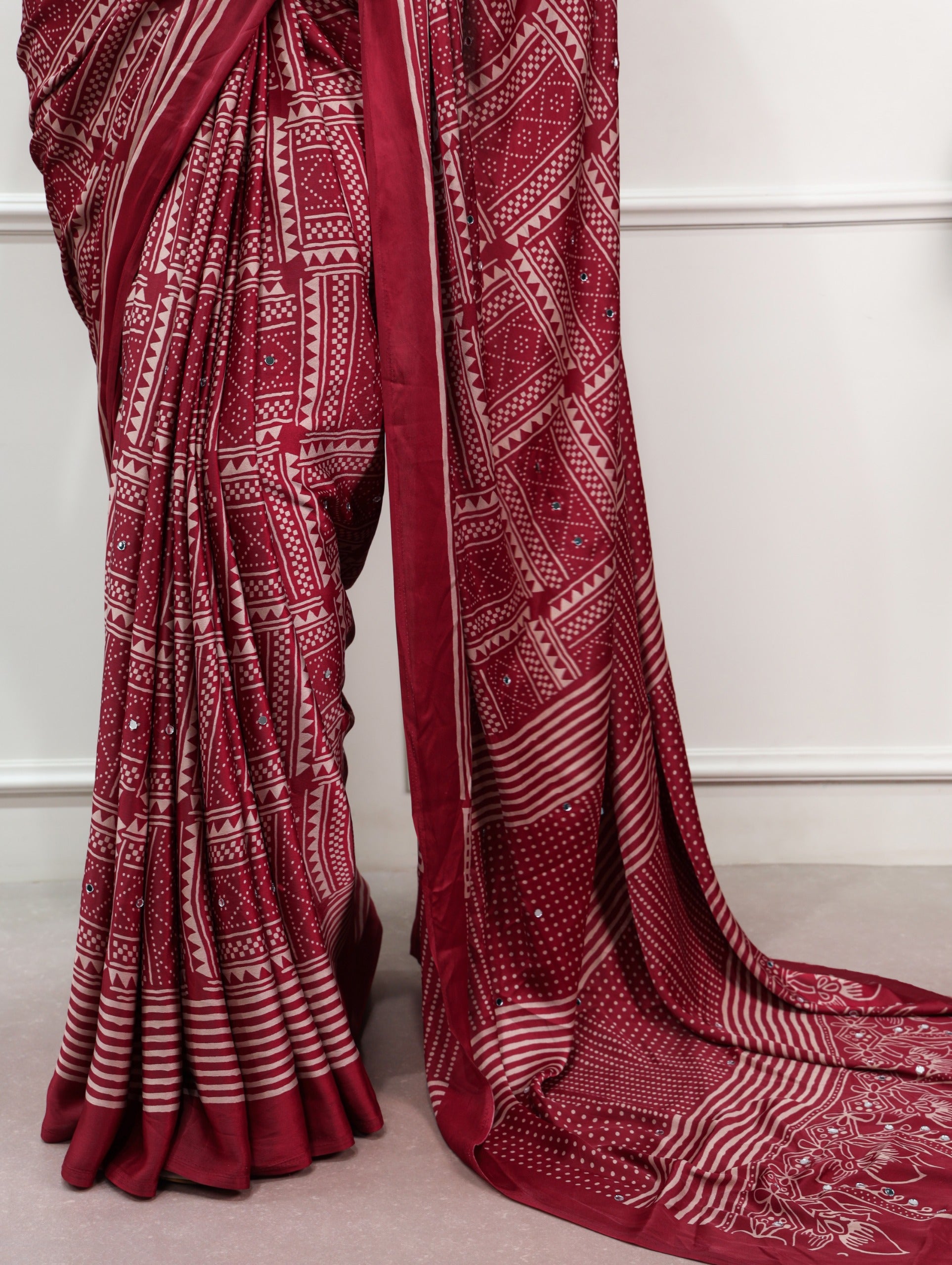 Heritage Tribal Print Saree