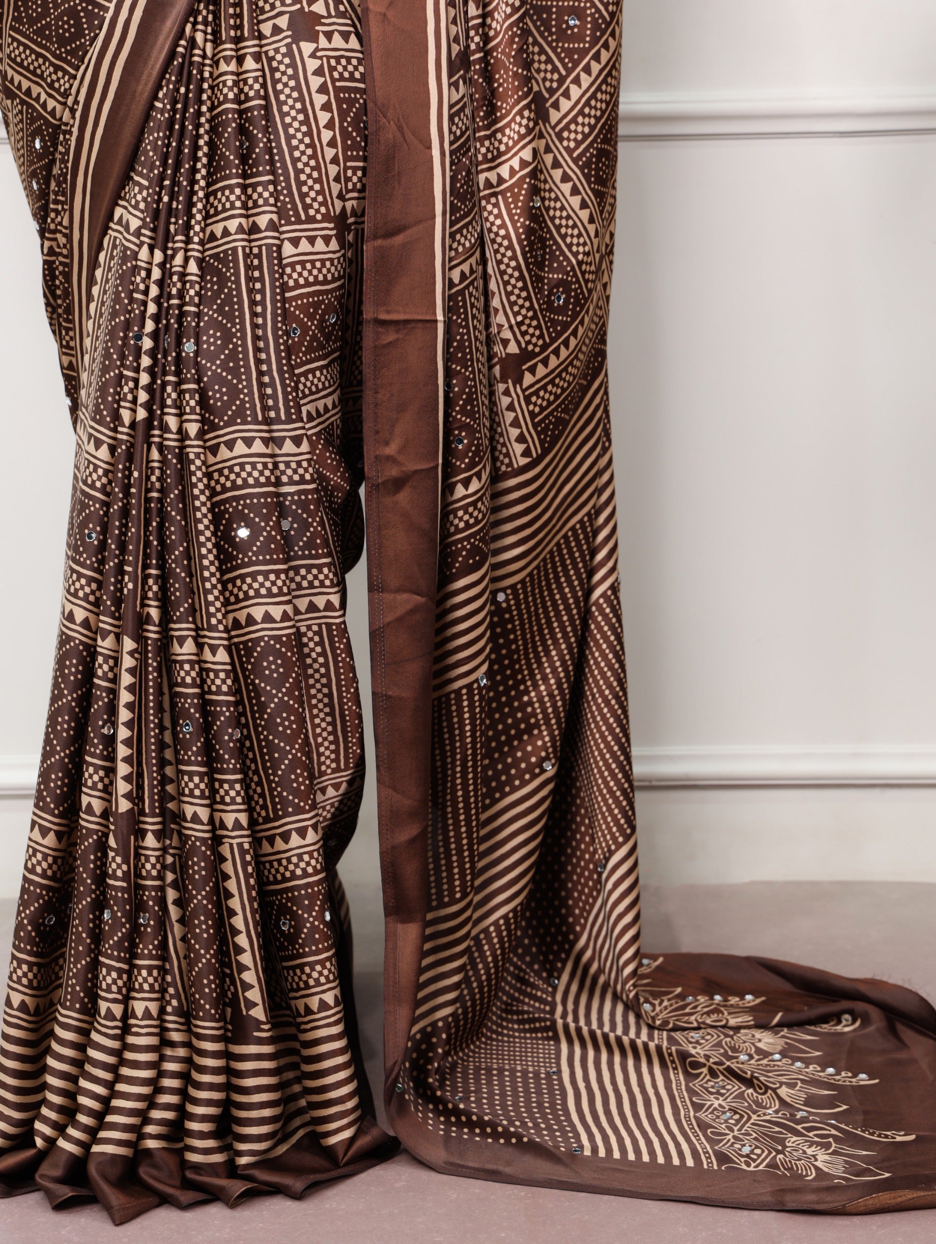 Heritage Tribal Print Saree