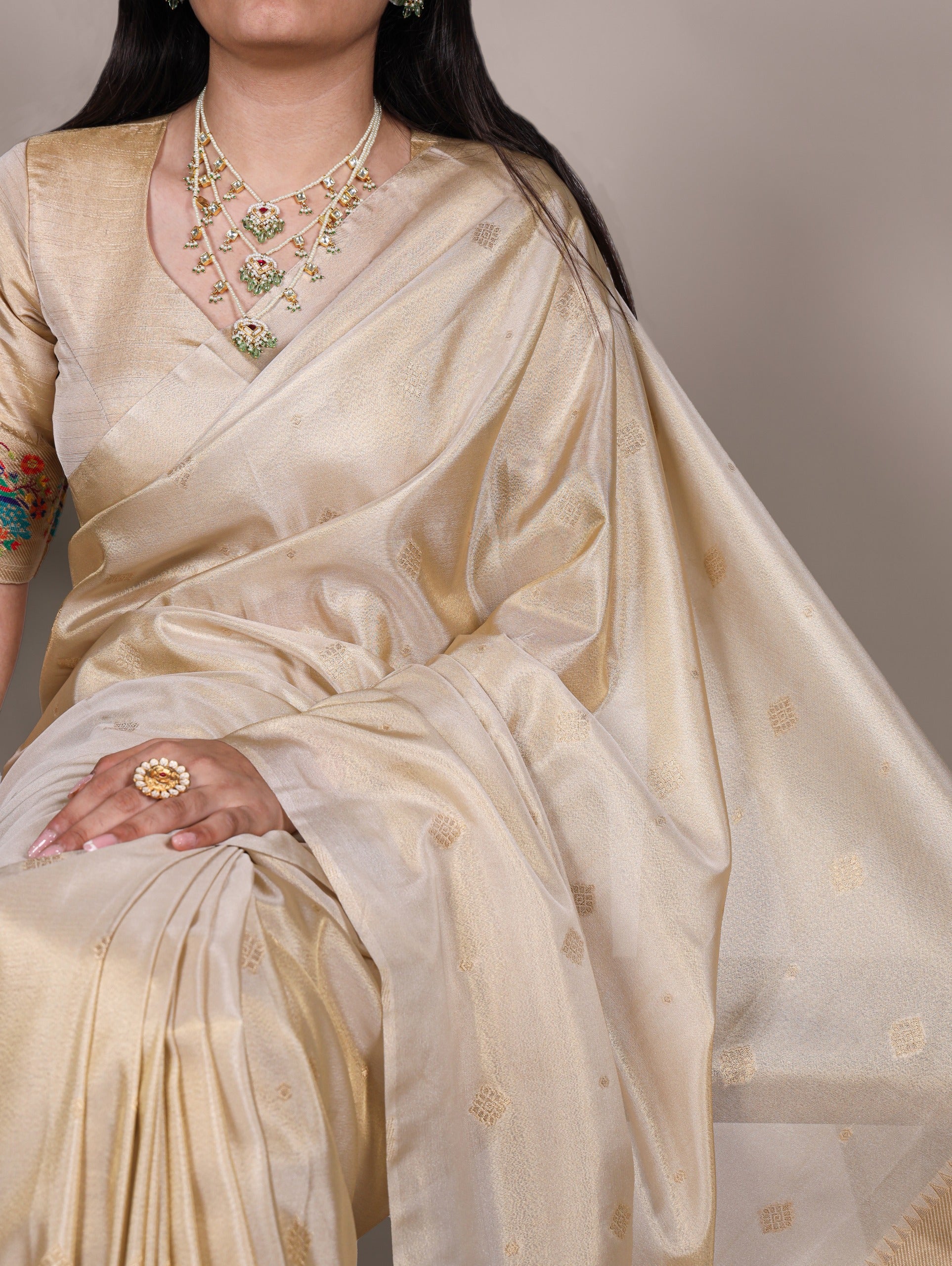Royal Peacock Pallu Silk Saree