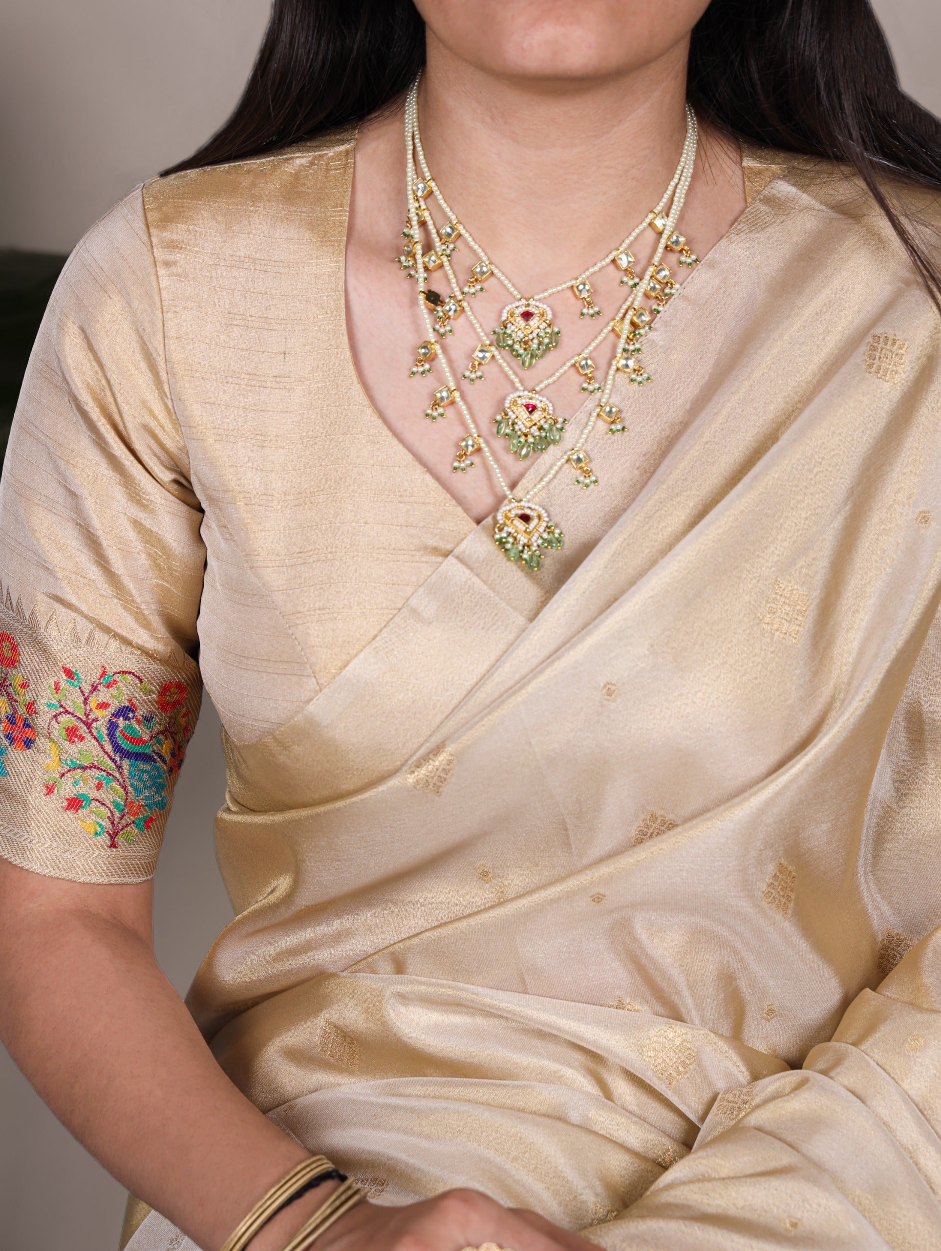 Royal Peacock Pallu Silk Saree