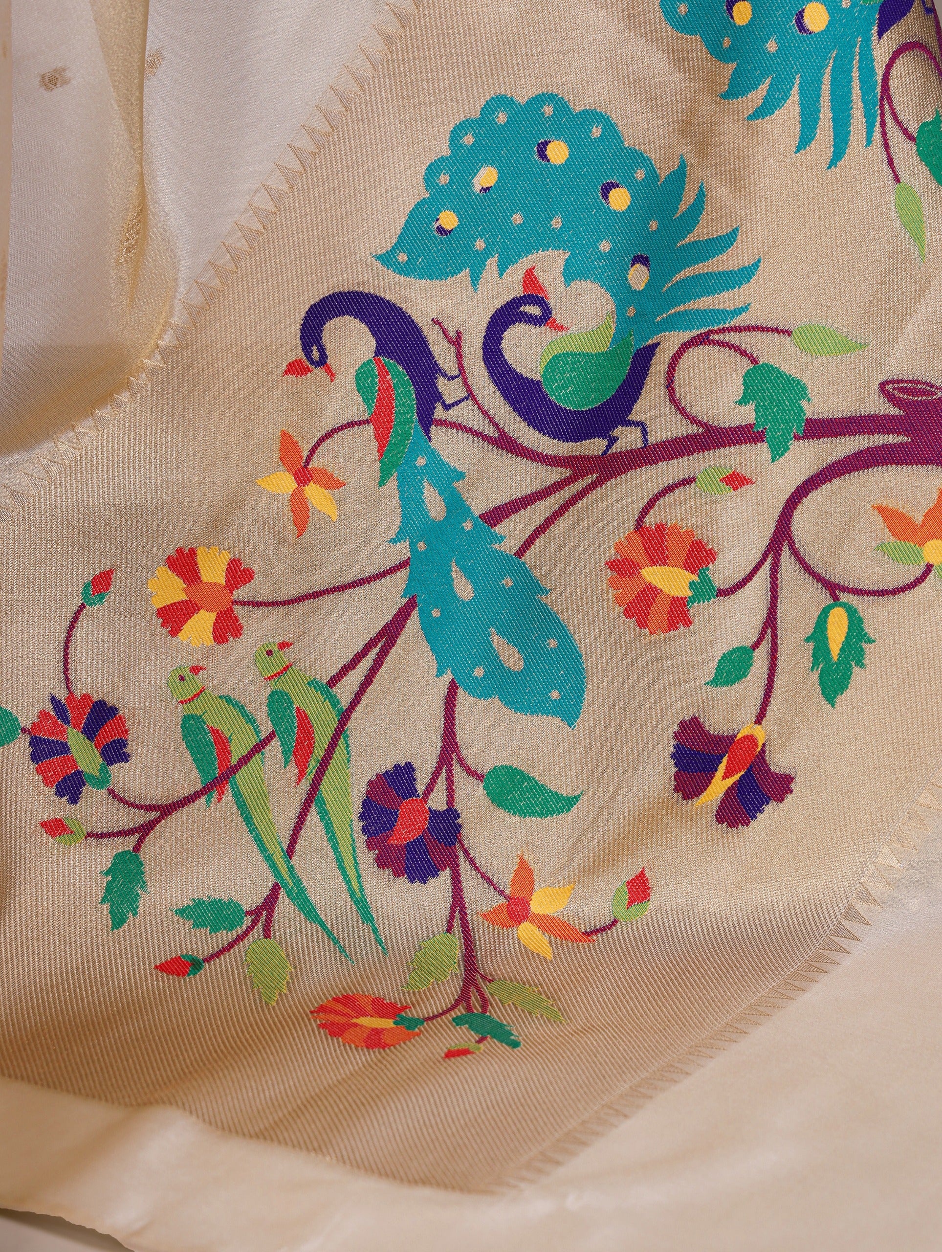 Royal Peacock Pallu Silk Saree