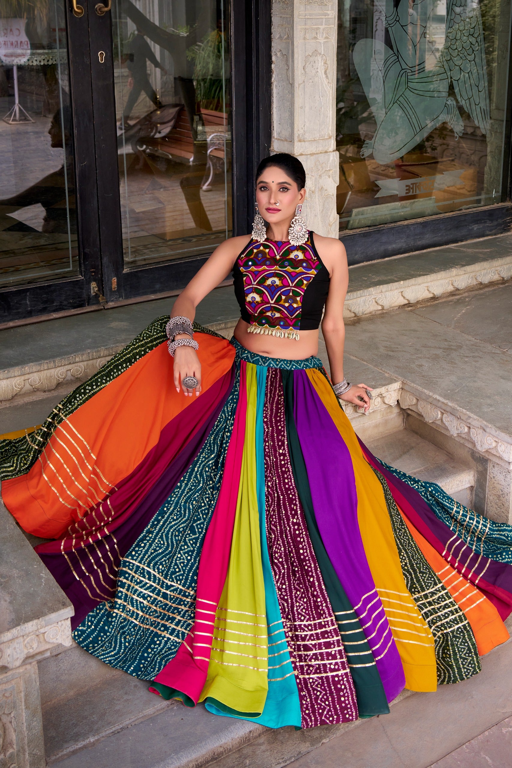 Rainbow Rasiya Navratri Set