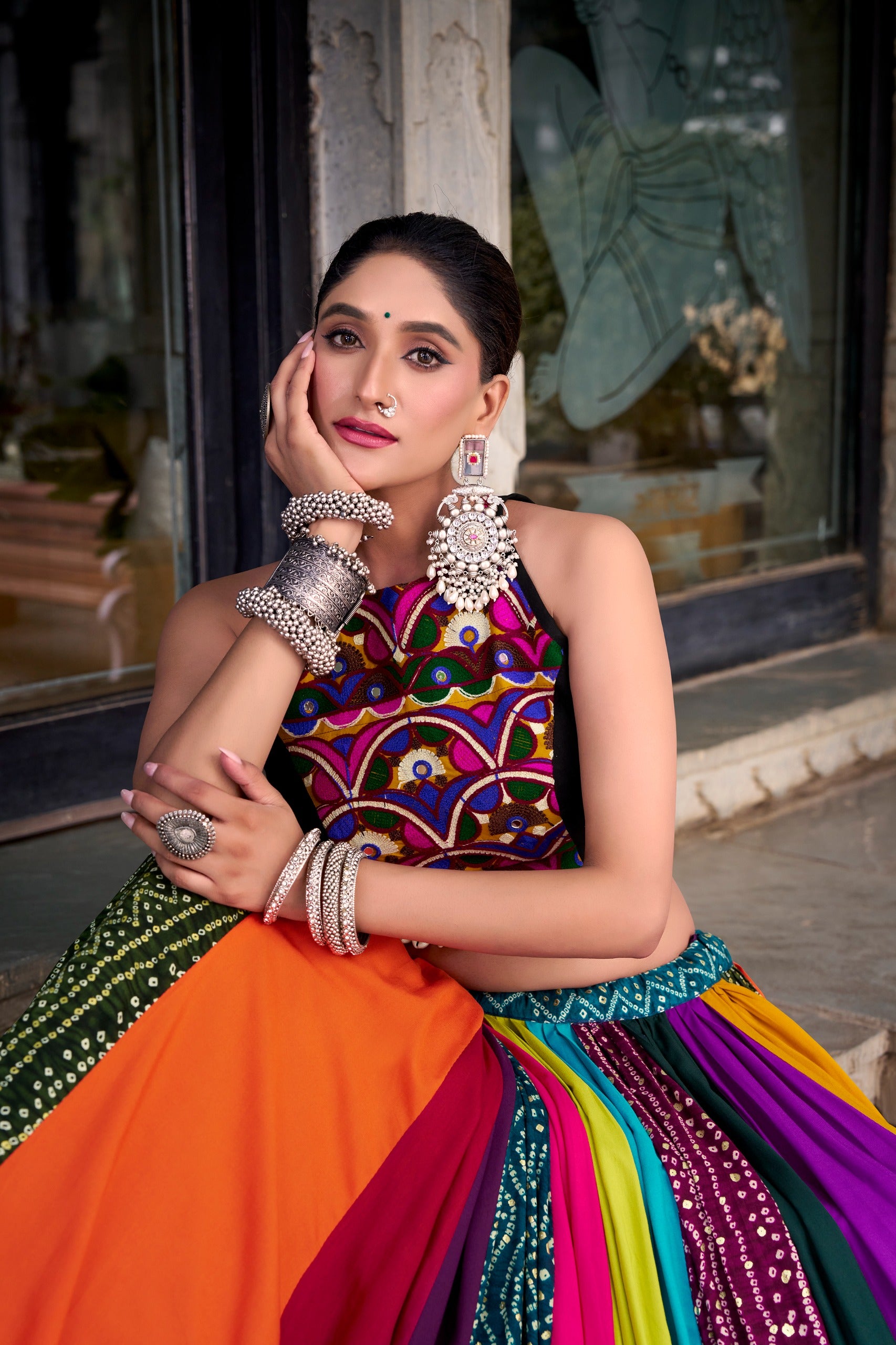 Rainbow Rasiya Navratri Set