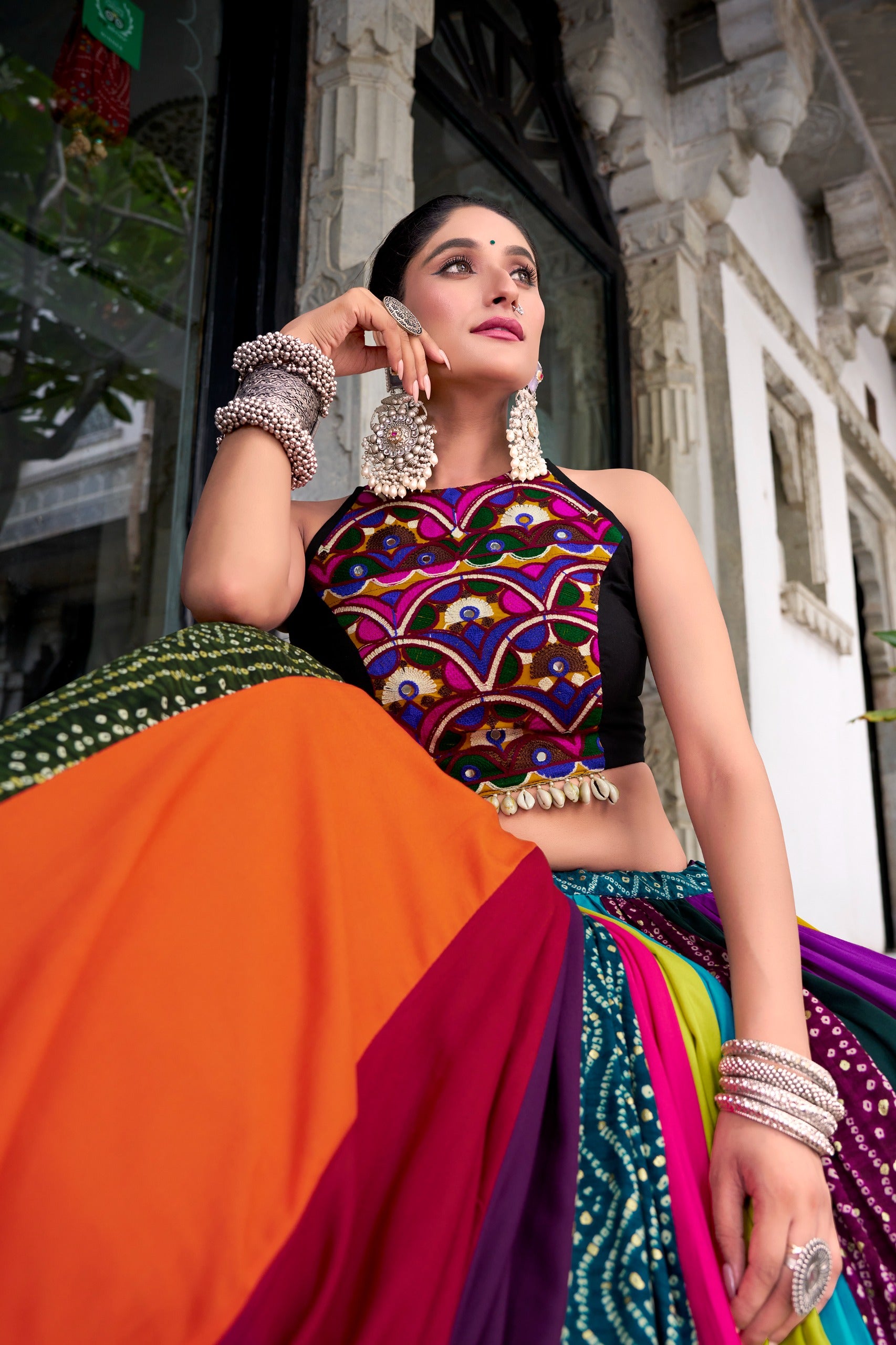 Rainbow Rasiya Navratri Set