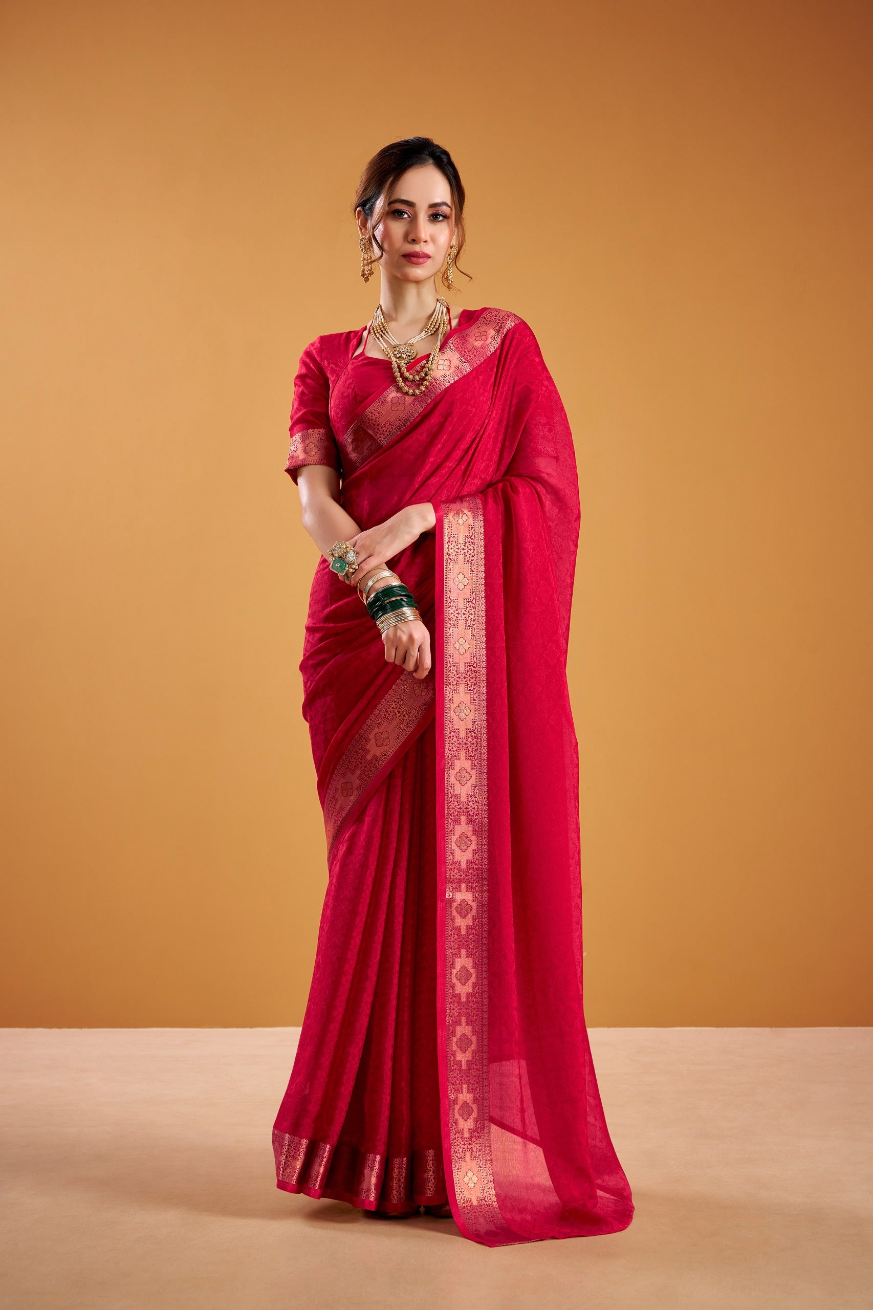 Classic Heritage Weave Saree