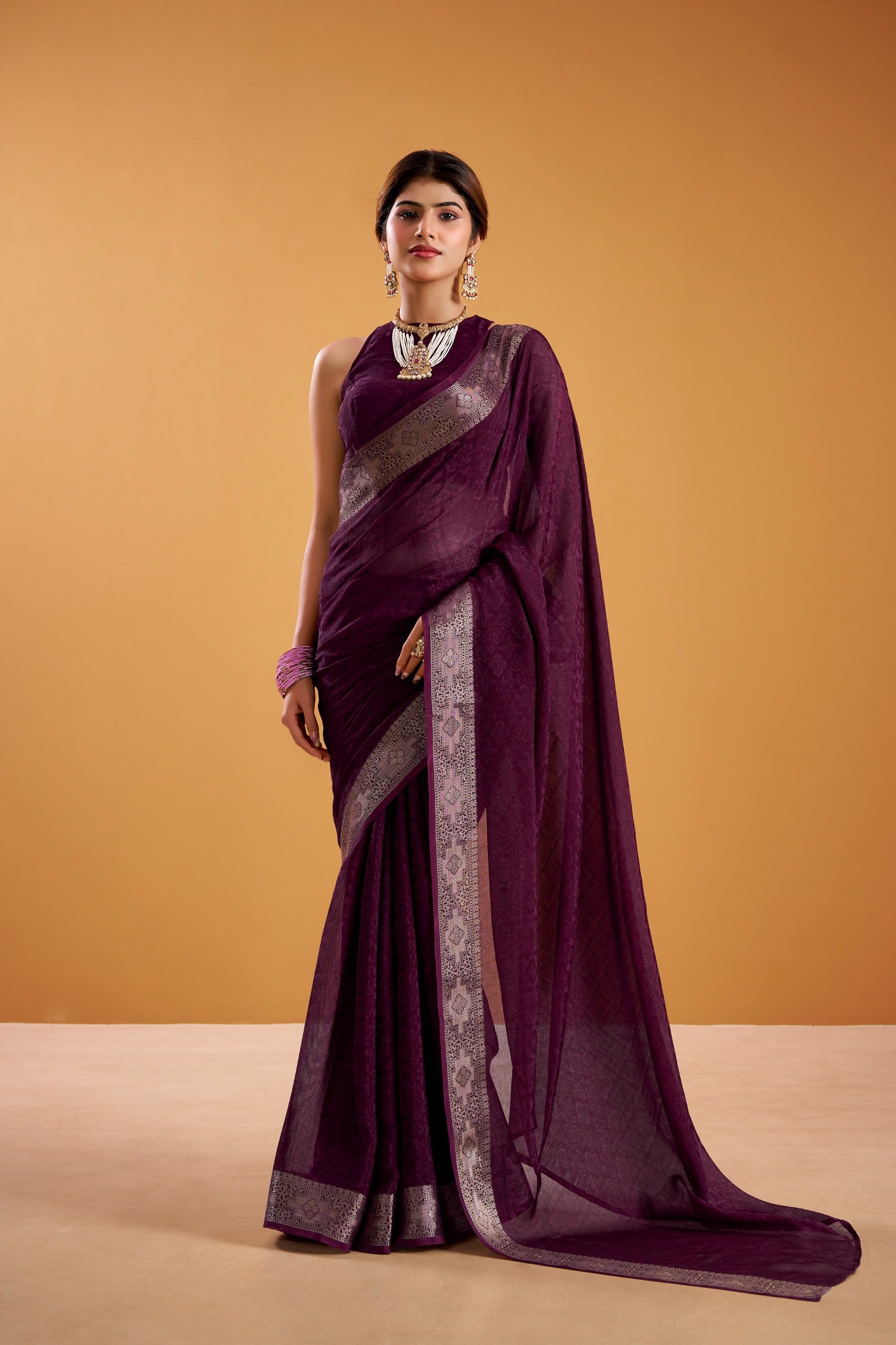 Classic Heritage Weave Saree