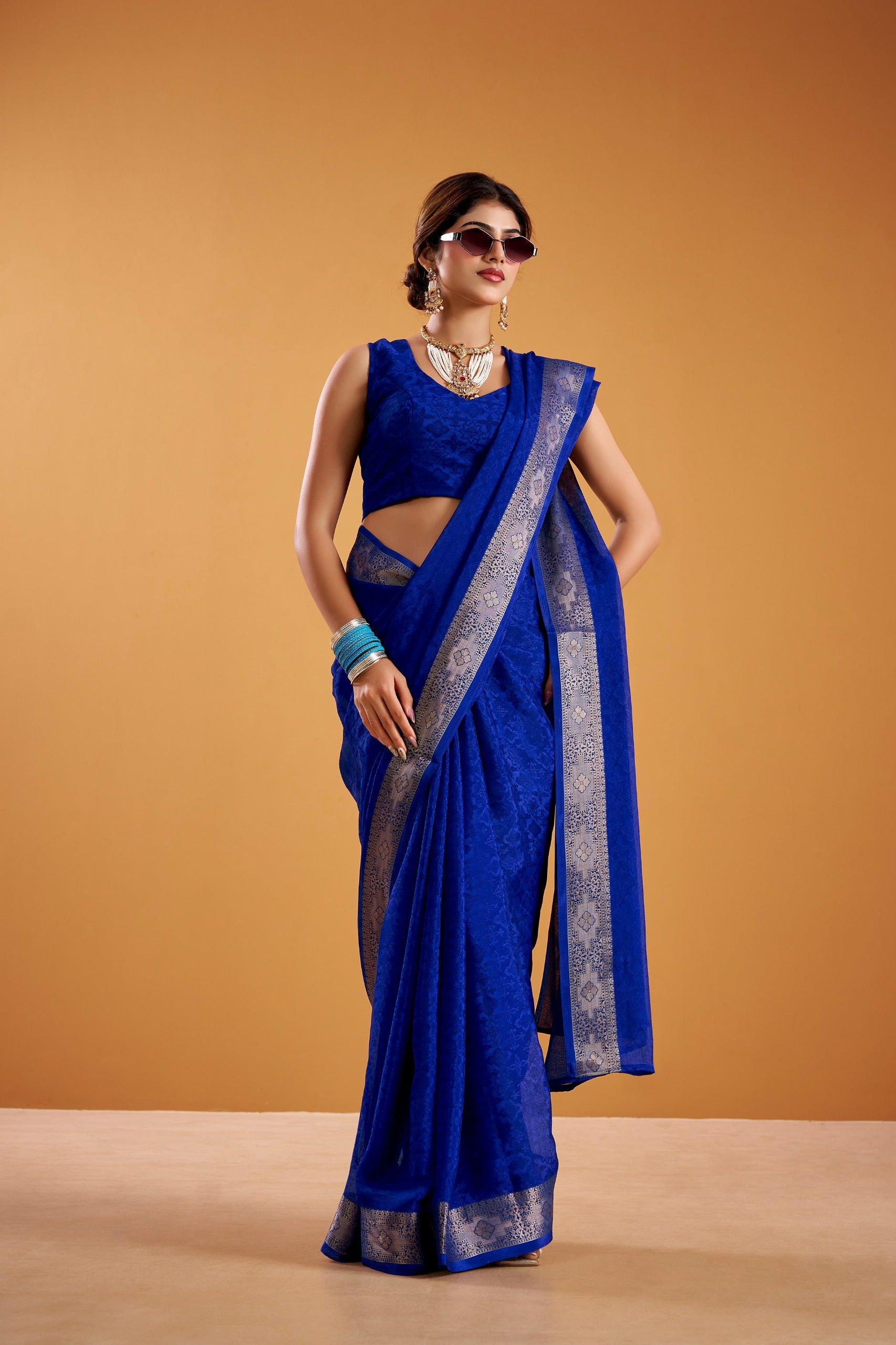 Classic Heritage Weave Saree