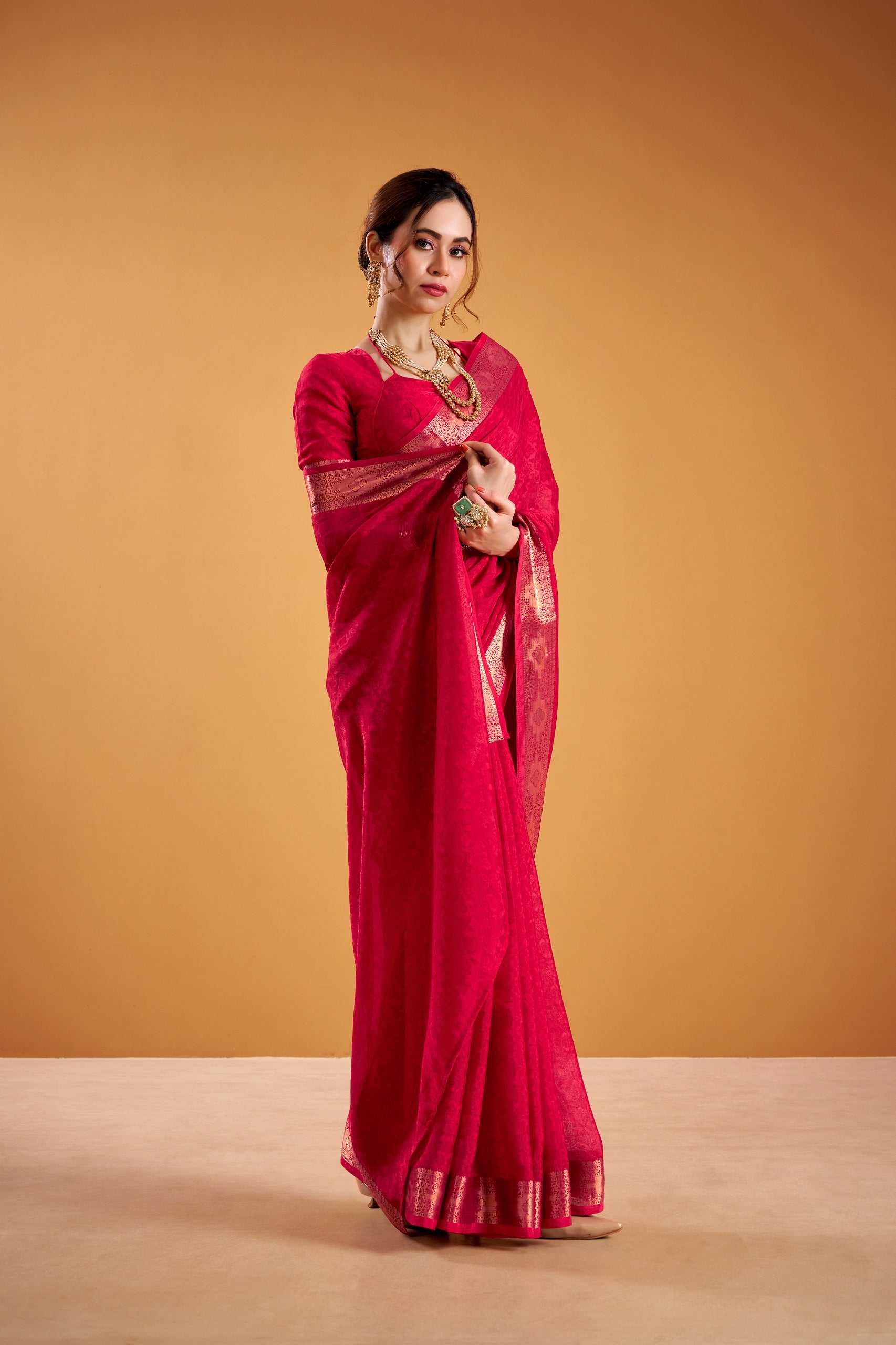 Classic Heritage Weave Saree