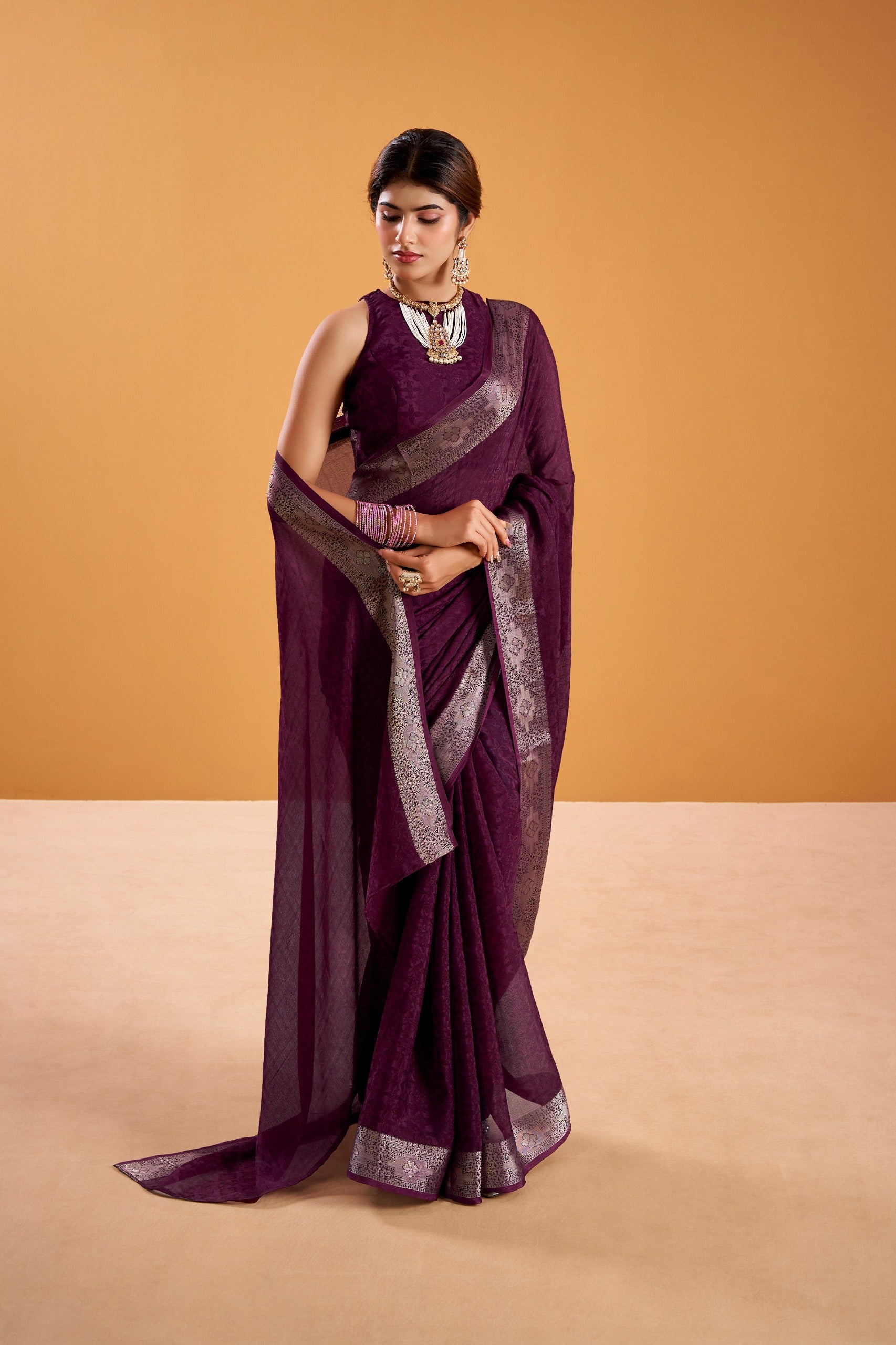 Classic Heritage Weave Saree