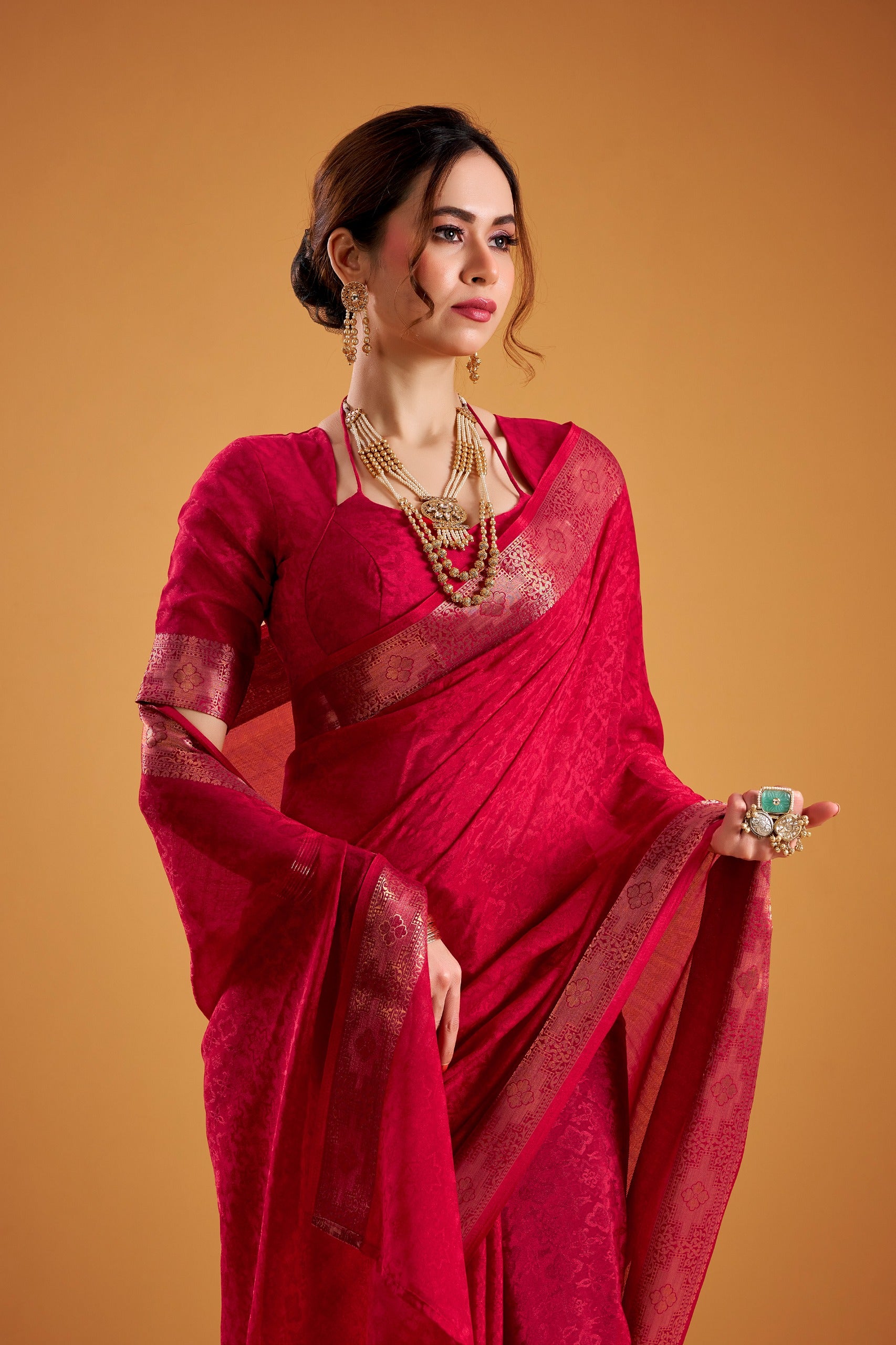 Classic Heritage Weave Saree