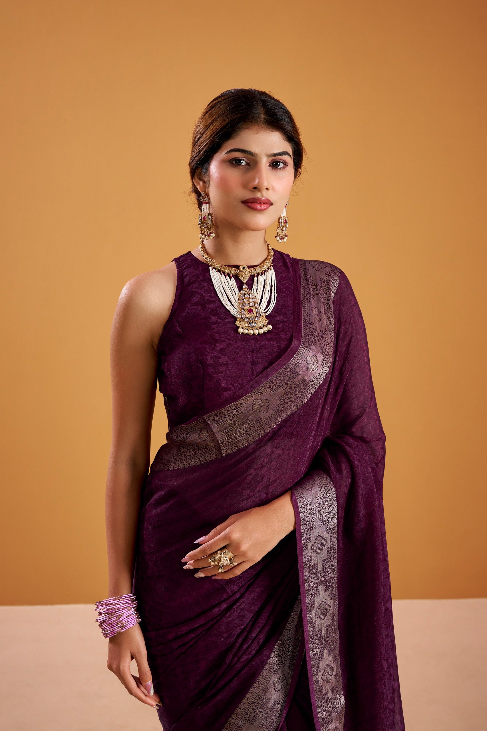 Classic Heritage Weave Saree