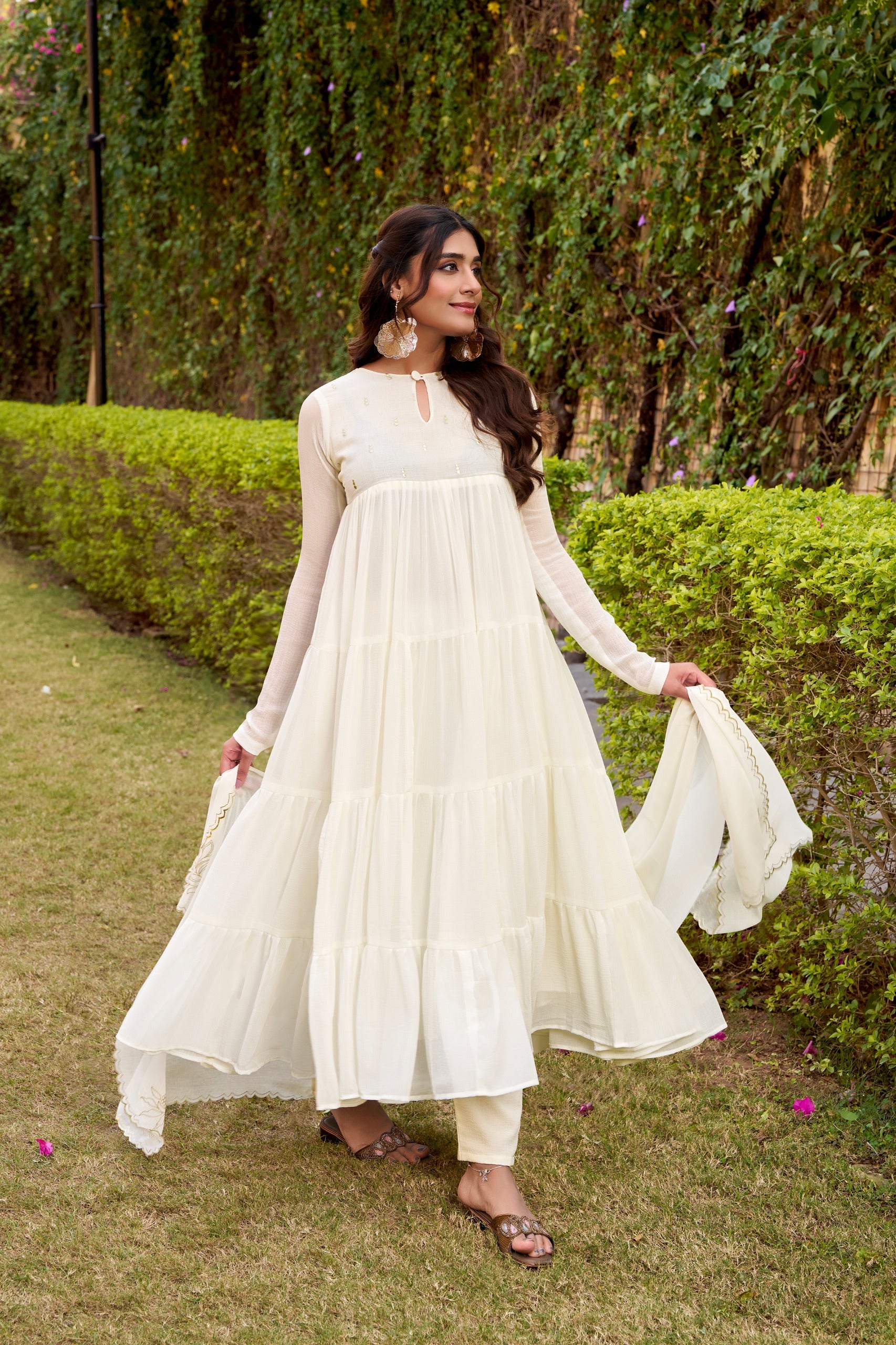 Flared Anarkali Dress