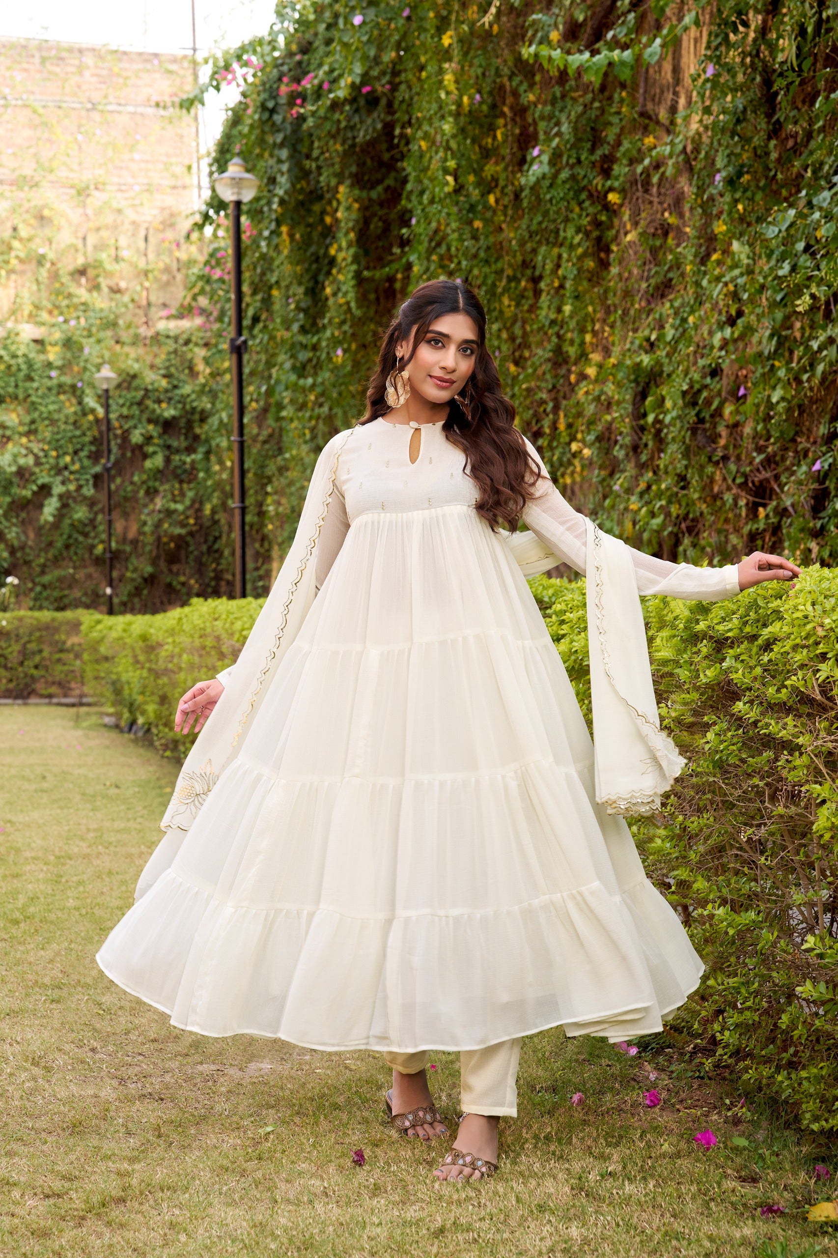 Flared Anarkali Dress