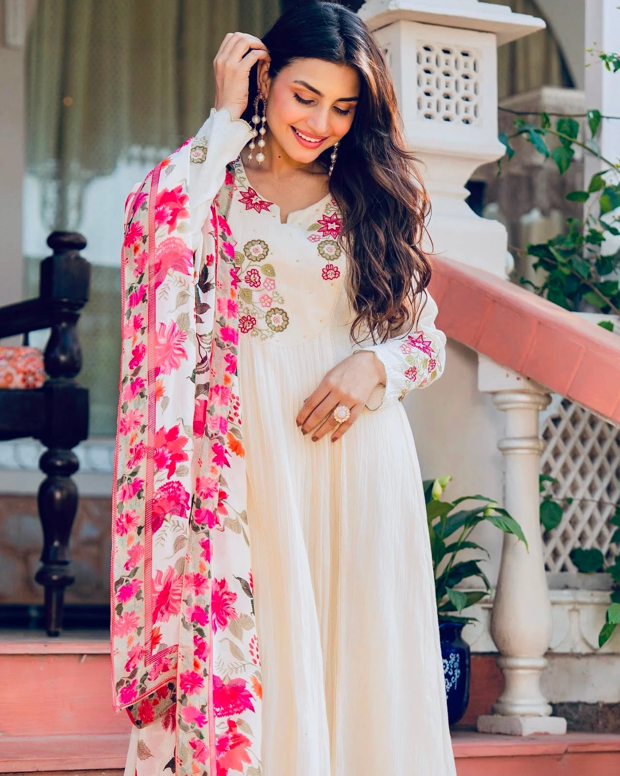 Pearl Petal Suit Set