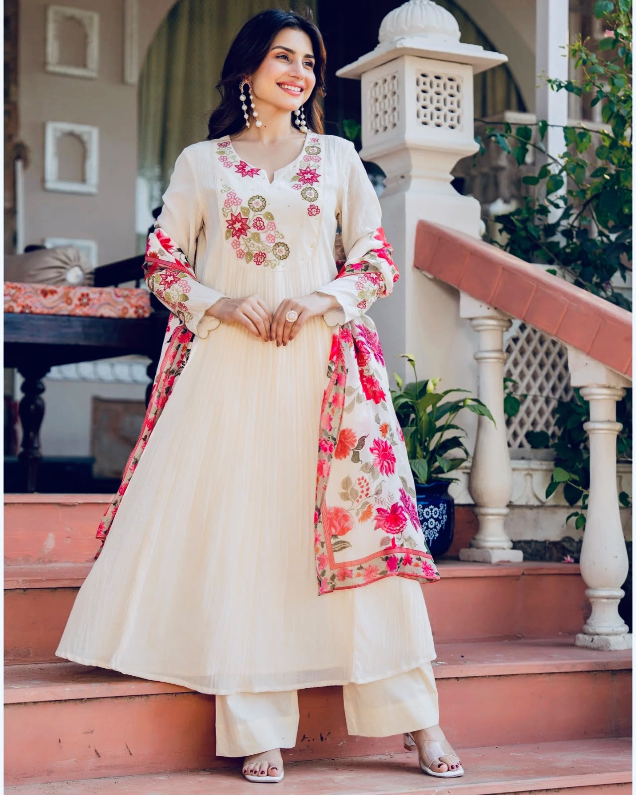 Pearl Petal Suit Set