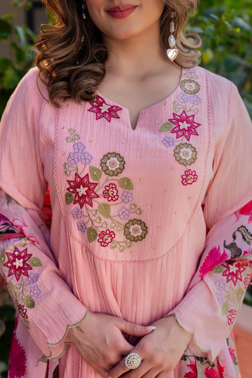 Rosabelle Embroidered Suit Set
