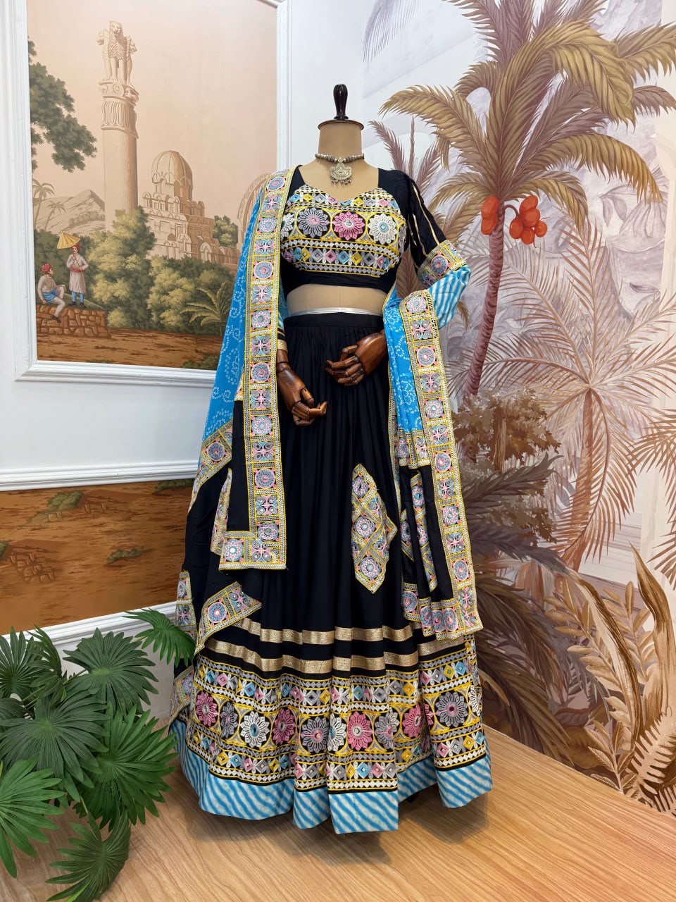 Midnight Muse Embroidered Lehenga Choli